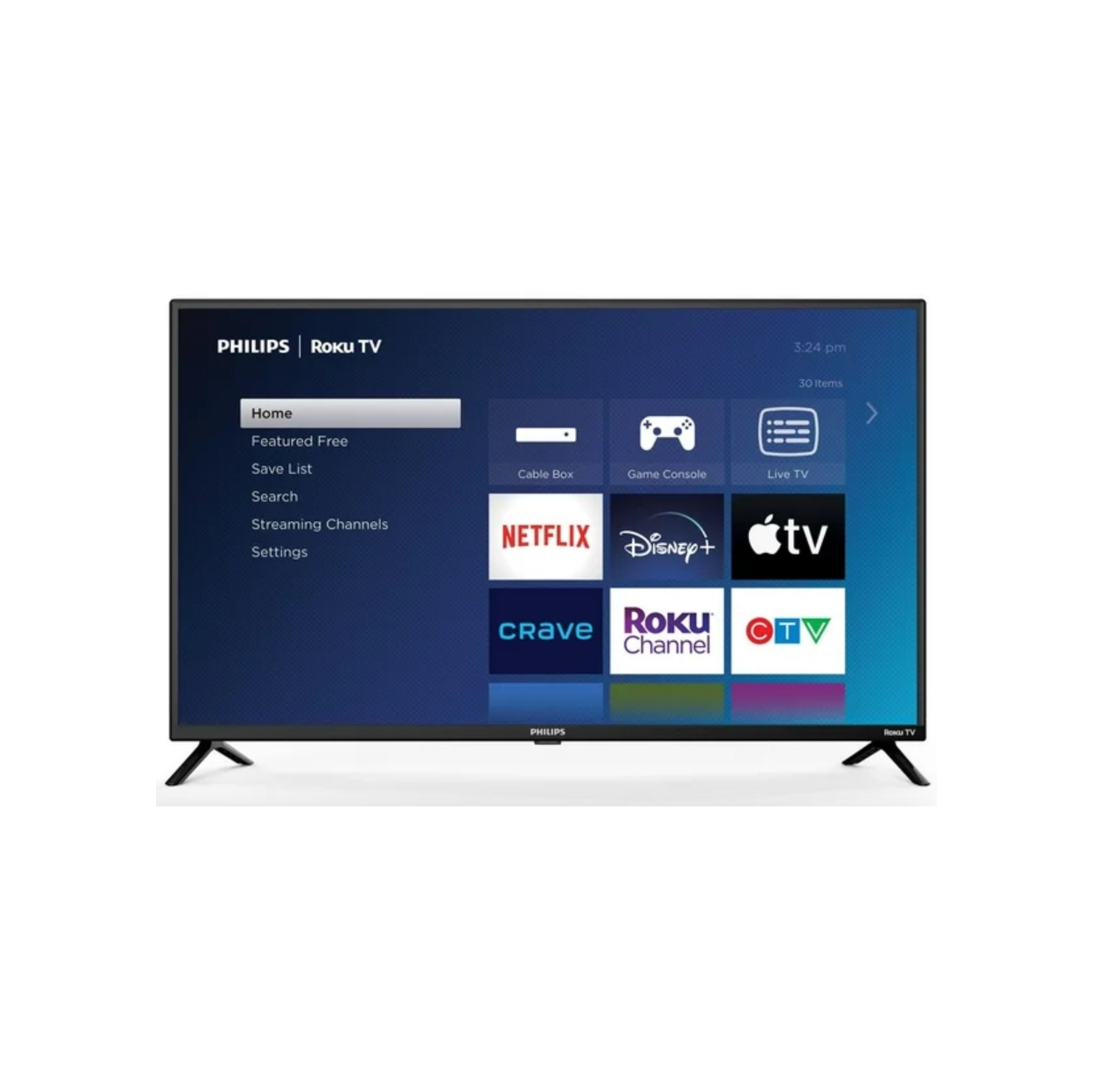 Open Box - 40" Philips Roku Smart LED TV