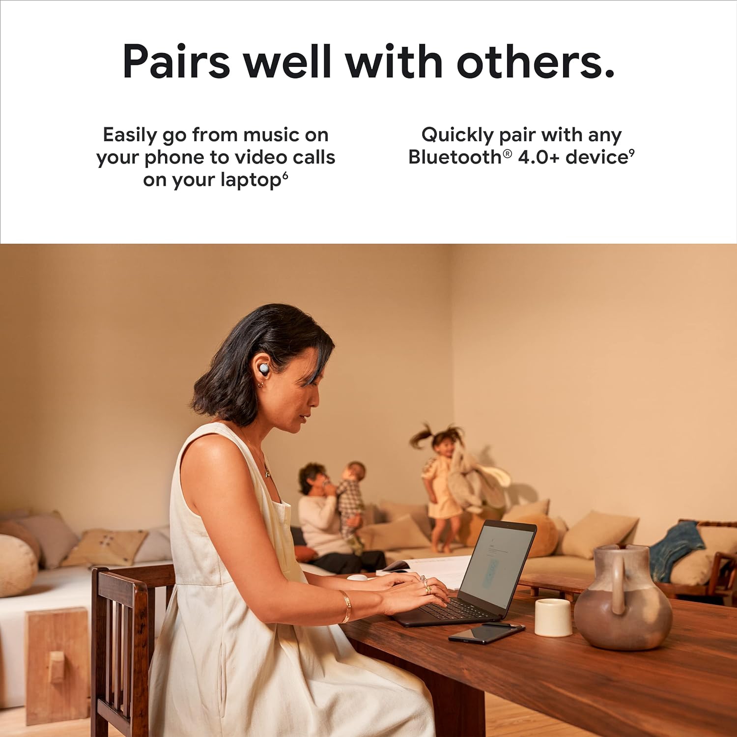 Pixel Buds Pro de Google - Écouteurs boutons à suppression du bruit - Jusqu'à 31 heures d'autonomie avec étui de chargement - Écouteurs Bluetooth -