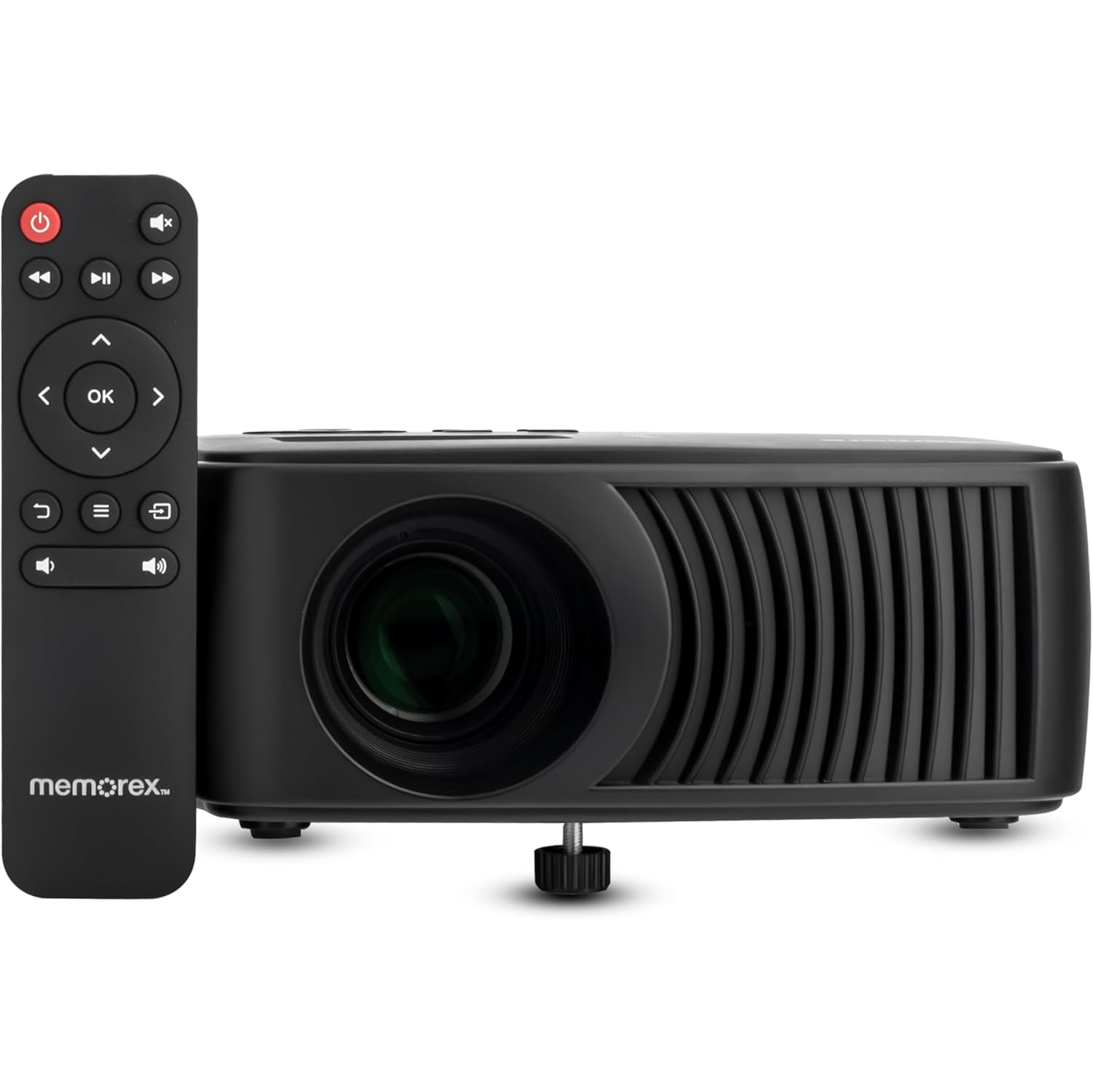 Memorex PJS100 720P Bluetooth Projector with 100" Screen