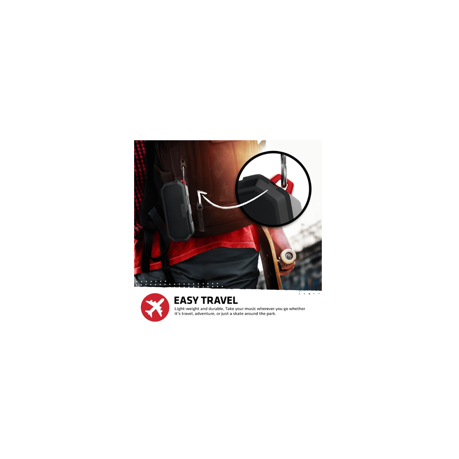 Wicked Audio Growl Rugged Bluetooth Speaker - Open Box