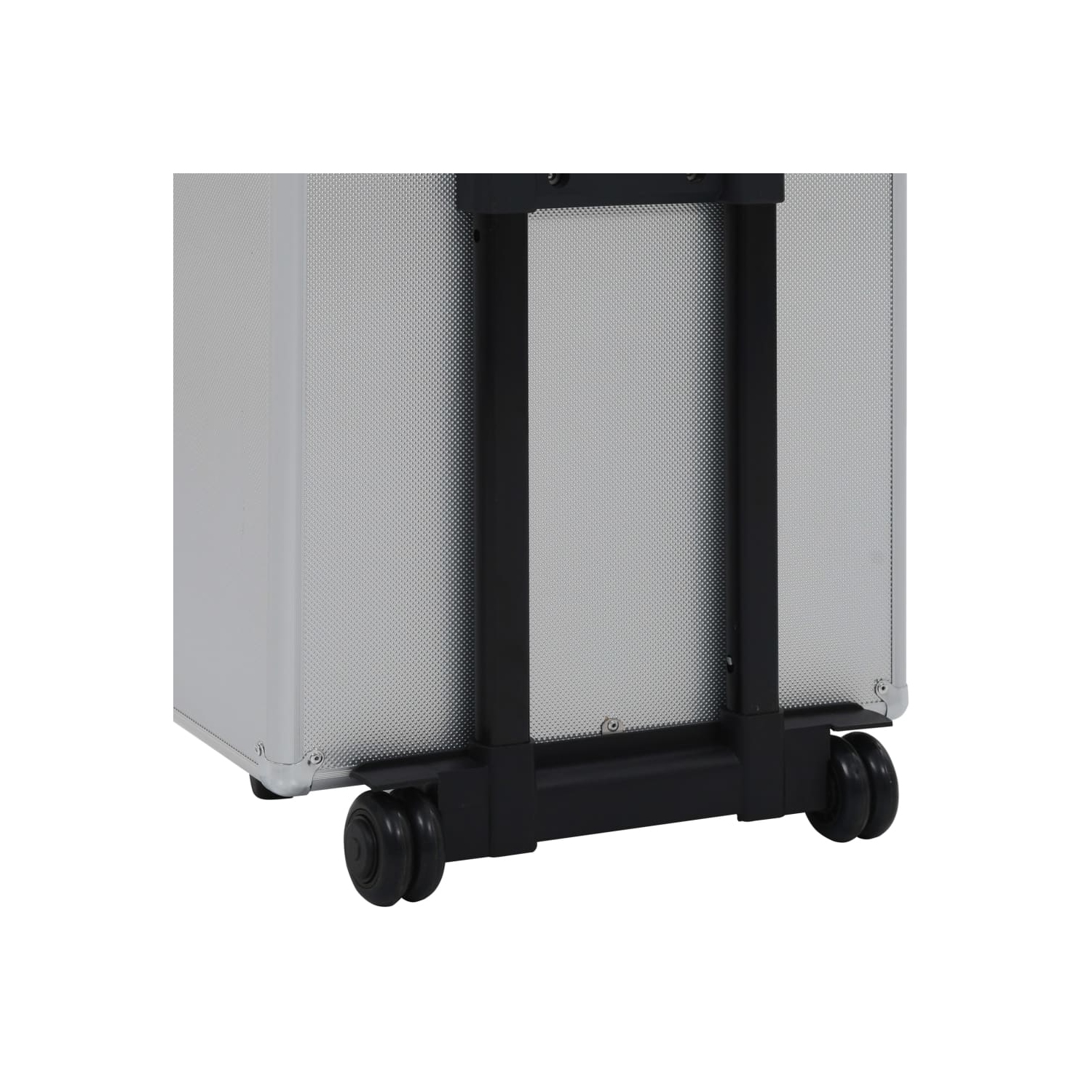 Chariot à maquillage vidaXL Aluminium Argent