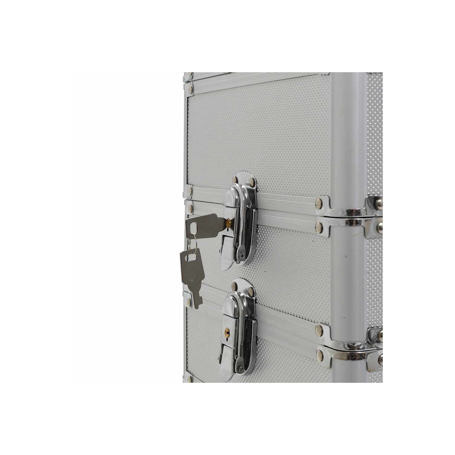 Chariot à maquillage vidaXL Aluminium Argent