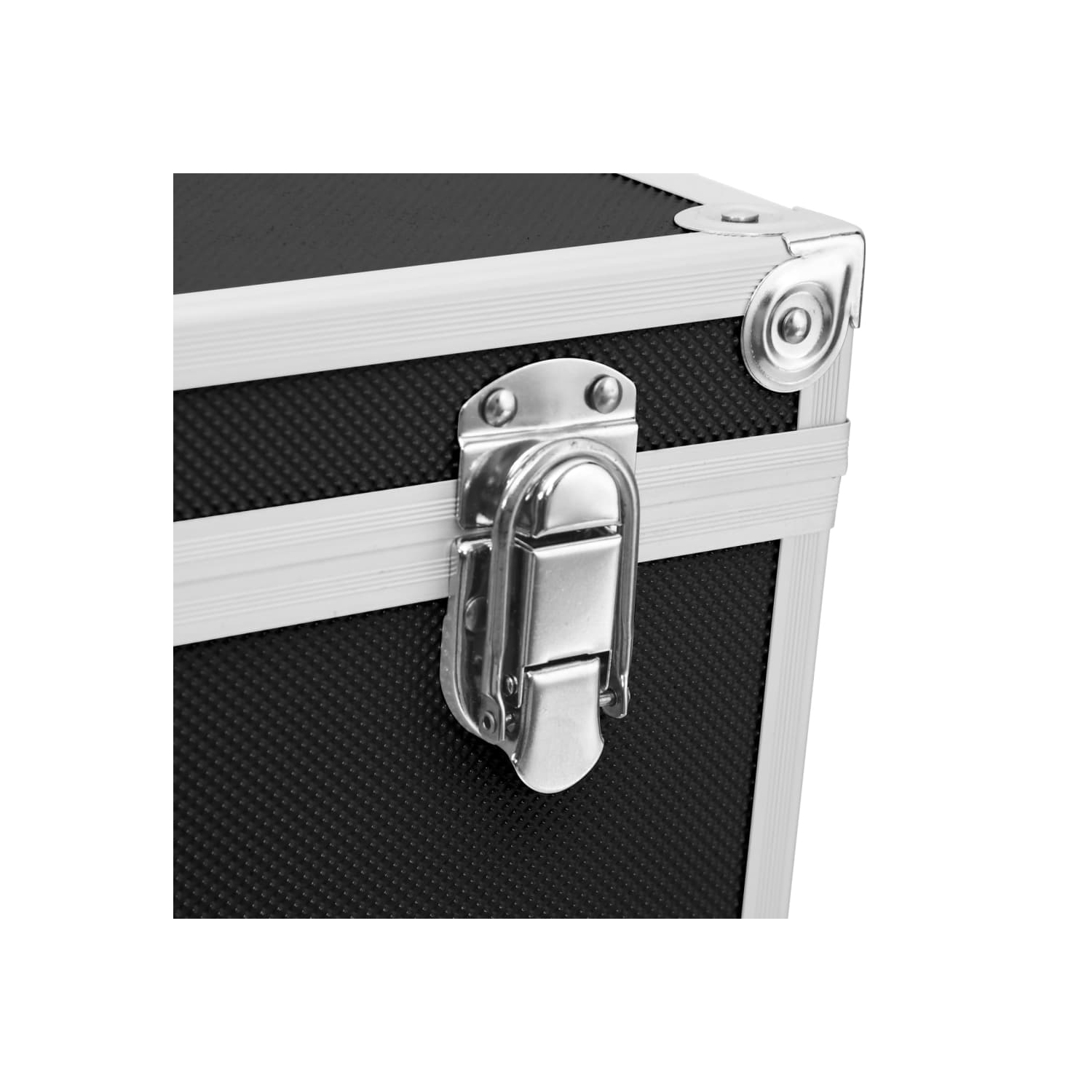 vidaXL Make-up Case 37x24x40 cm Black Aluminium