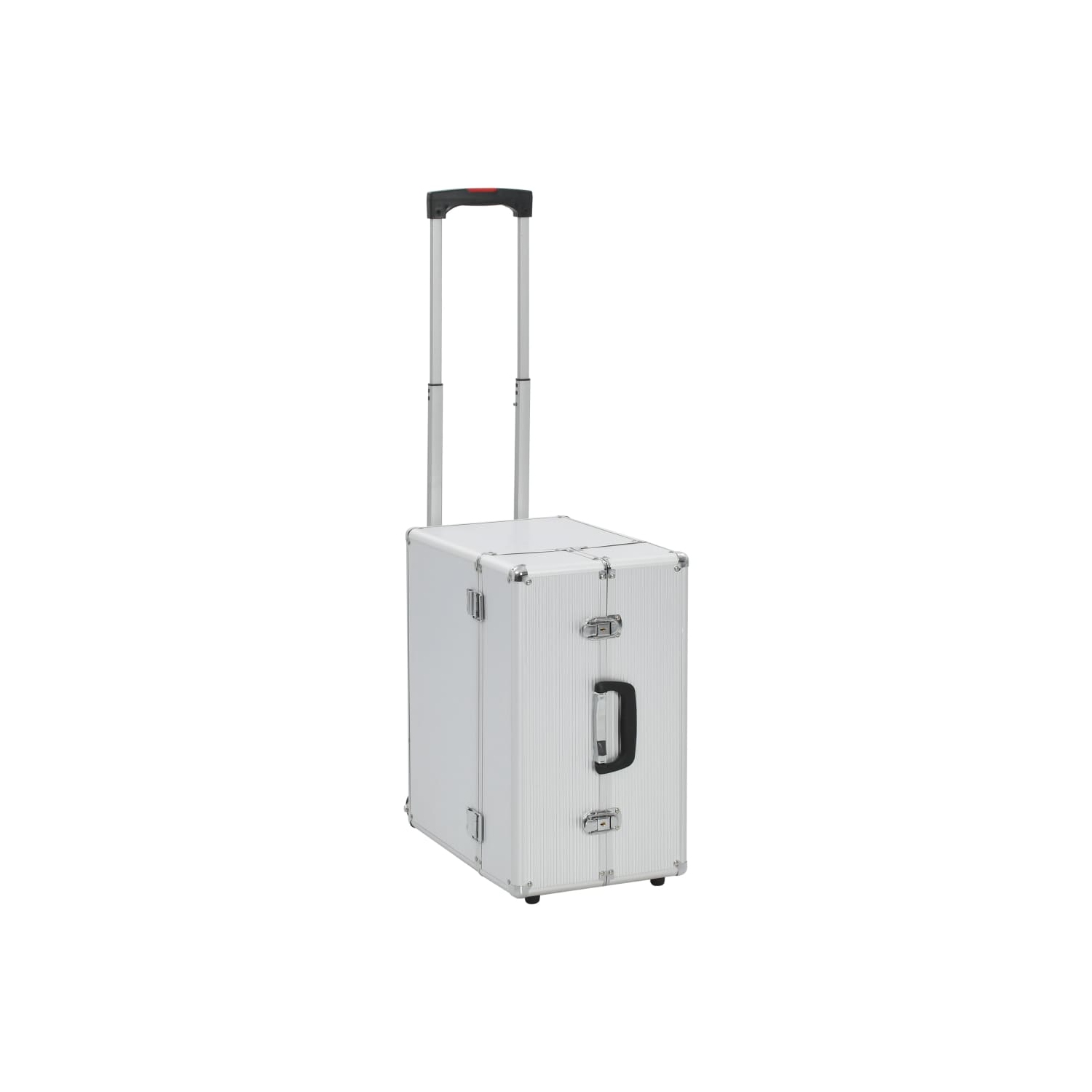 vidaXL Pilot Trolley 47x39x27 cm Silver Aluminium