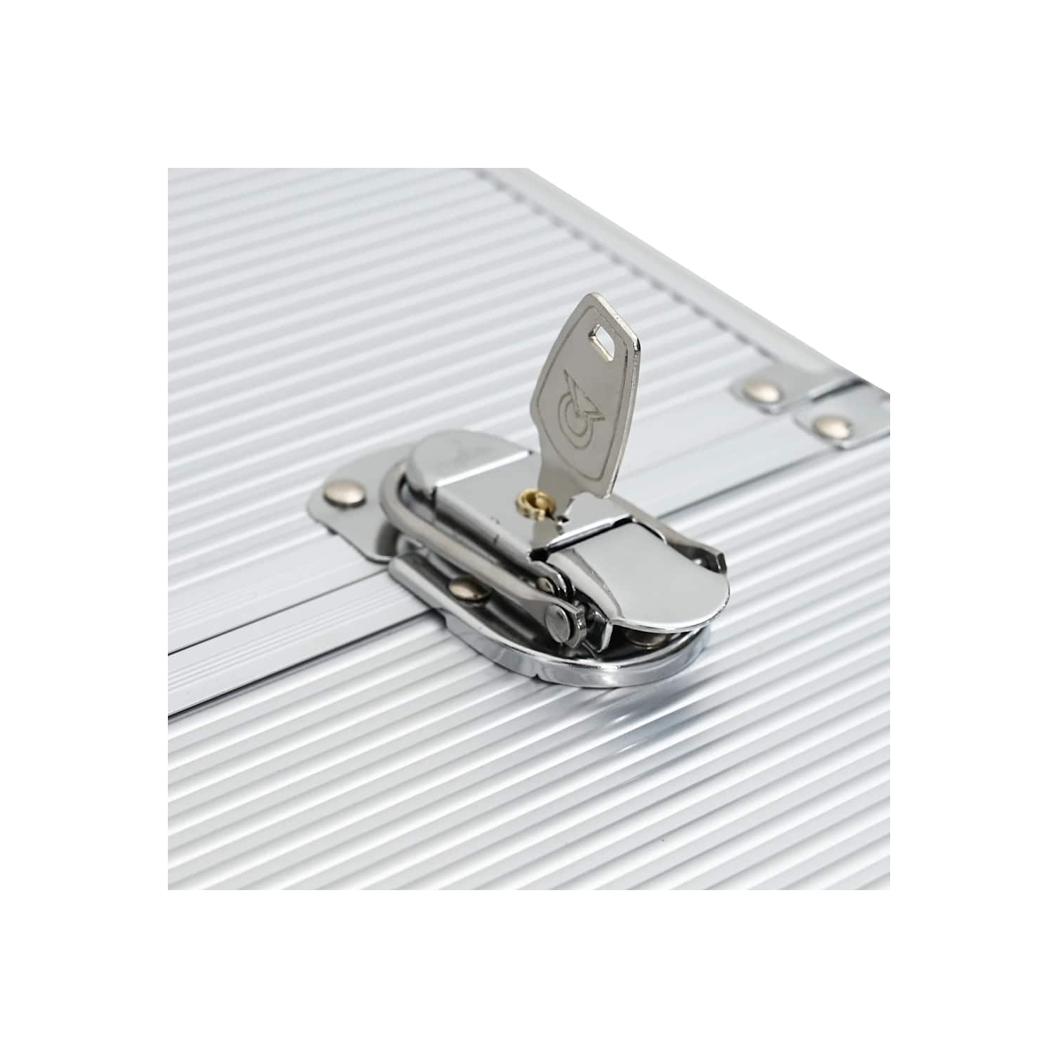 vidaXL Pilot Trolley 47x39x27 cm Silver Aluminium