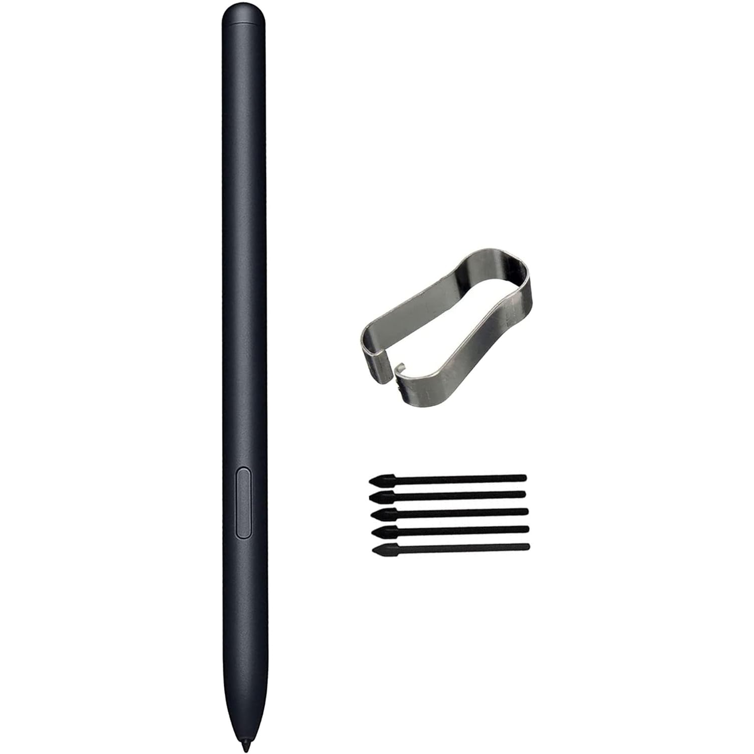 Galaxy Tab S8 Stylus Pen Replacement for Samsung Galaxy Tab S8, S8plus, S8 Ultra, Tab S7, S7 Plus, S7 FE S Pen Stylus+ Tips/Nibs No Bluetooth(Black)