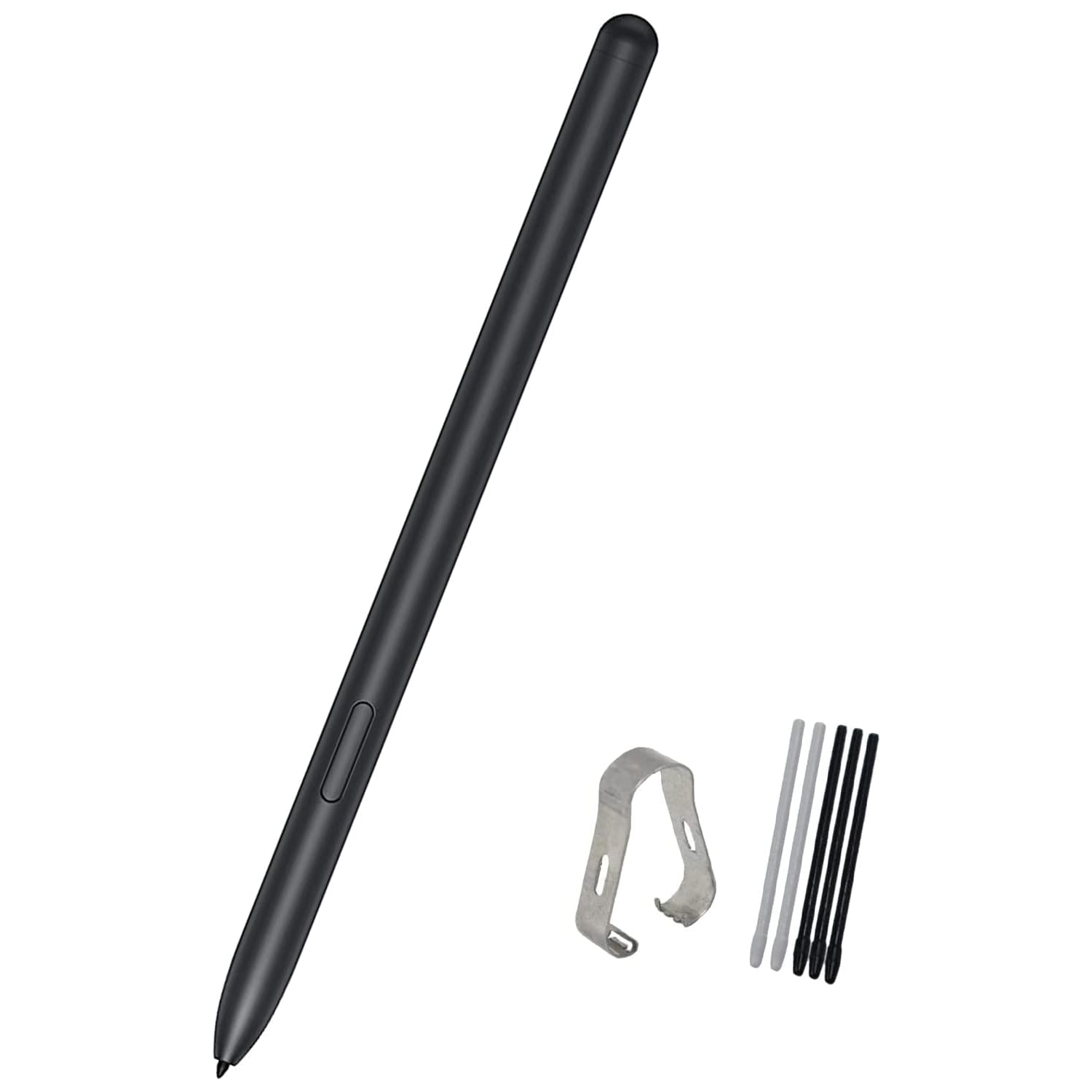 Galaxy Tab S7 FE S Pen Replacement for Samsung Galaxy Tab S7, Tab S7 FE SM-T730, SM-T733, SM-T736B Stylus Pen S Pen Tips/Nibs(Mystic Black)
