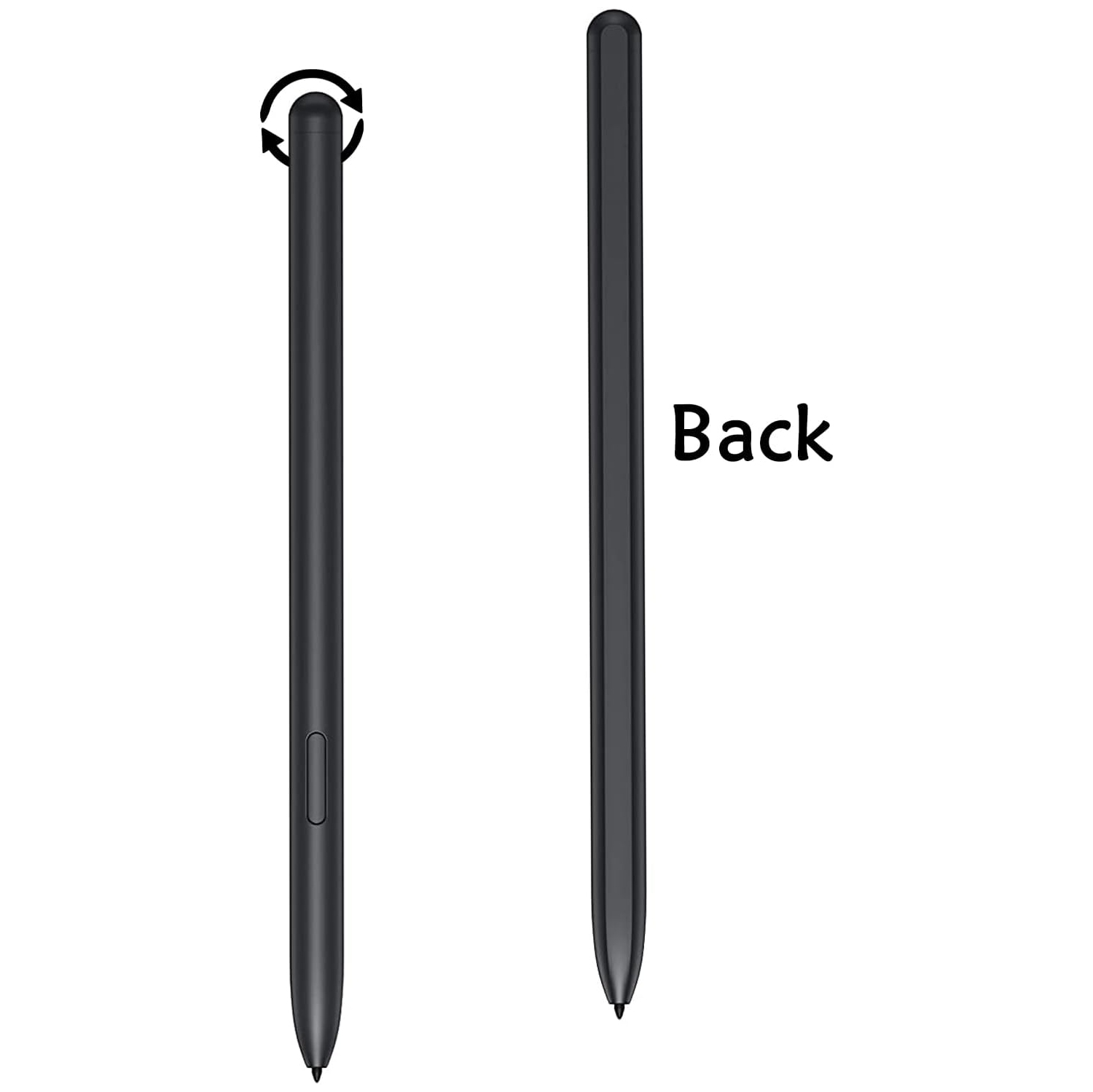 Galaxy Tab S7 FE S Pen Replacement for Samsung Galaxy Tab S7, Tab S7 FE SM-T730, SM-T733, SM-T736B Stylus Pen S Pen Tips/Nibs(Mystic Black)