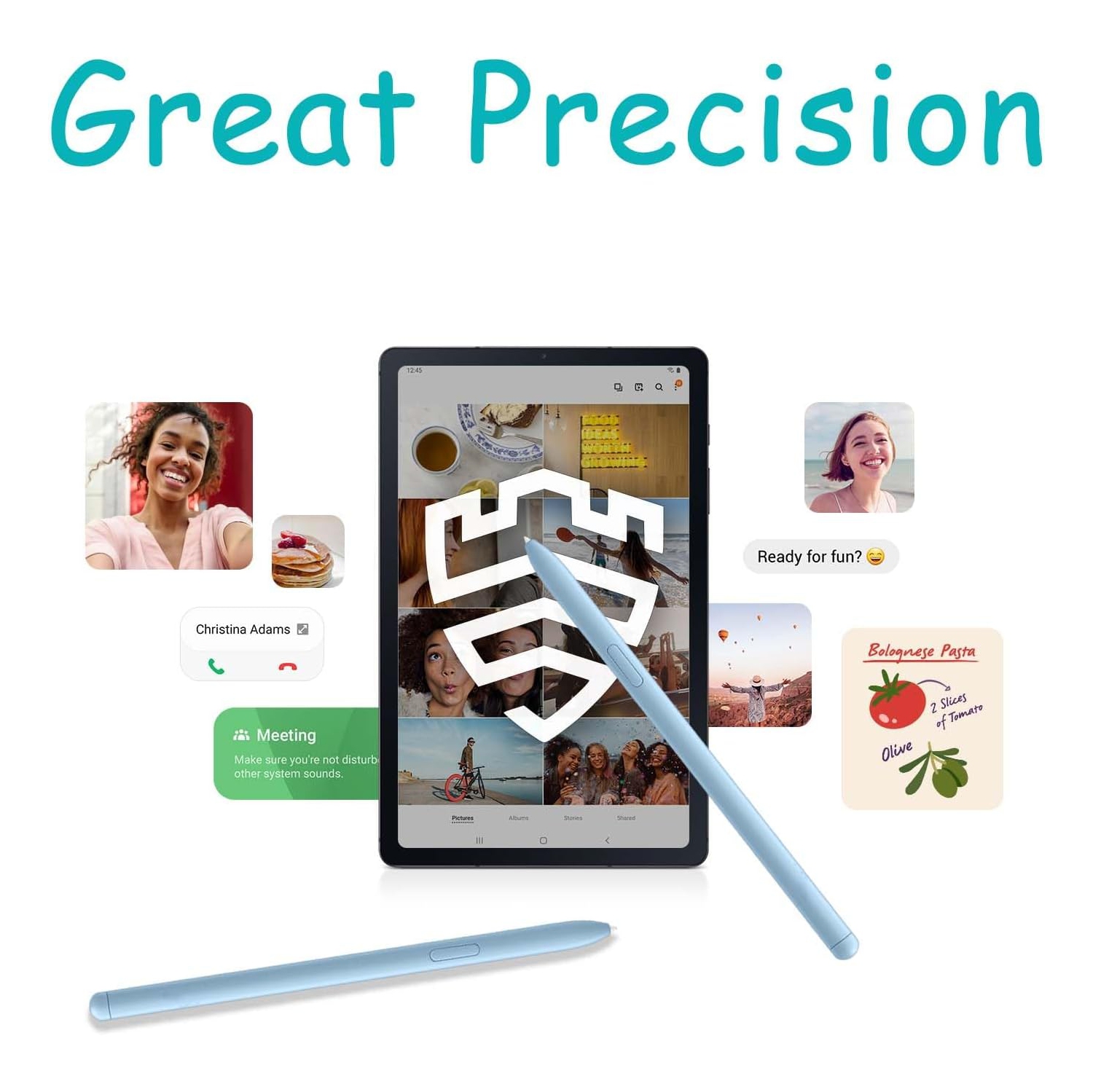 2 Pack Galaxy Tab S6 Lite S Pen Replacement for Samsung Galaxy Tab S6 Lite Pen,Galaxy Tab S6 Lite Stylus Pen Replacement for Samsung Galaxy Tab S6