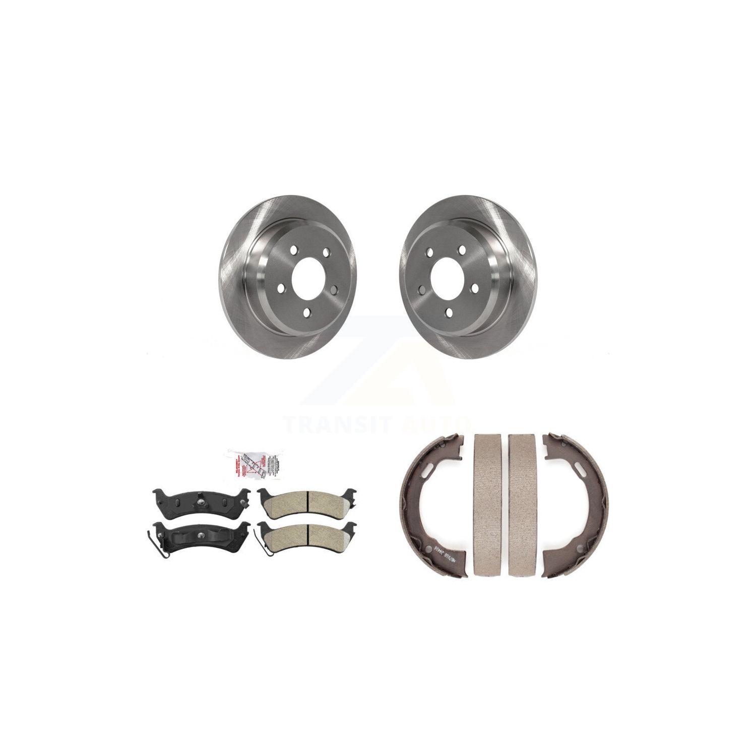 Disques arrière Semi-métalliques Plaquettes et patins de frein de stationnement pour Jeep Grand Cherokee 8&nbsp;A-108600