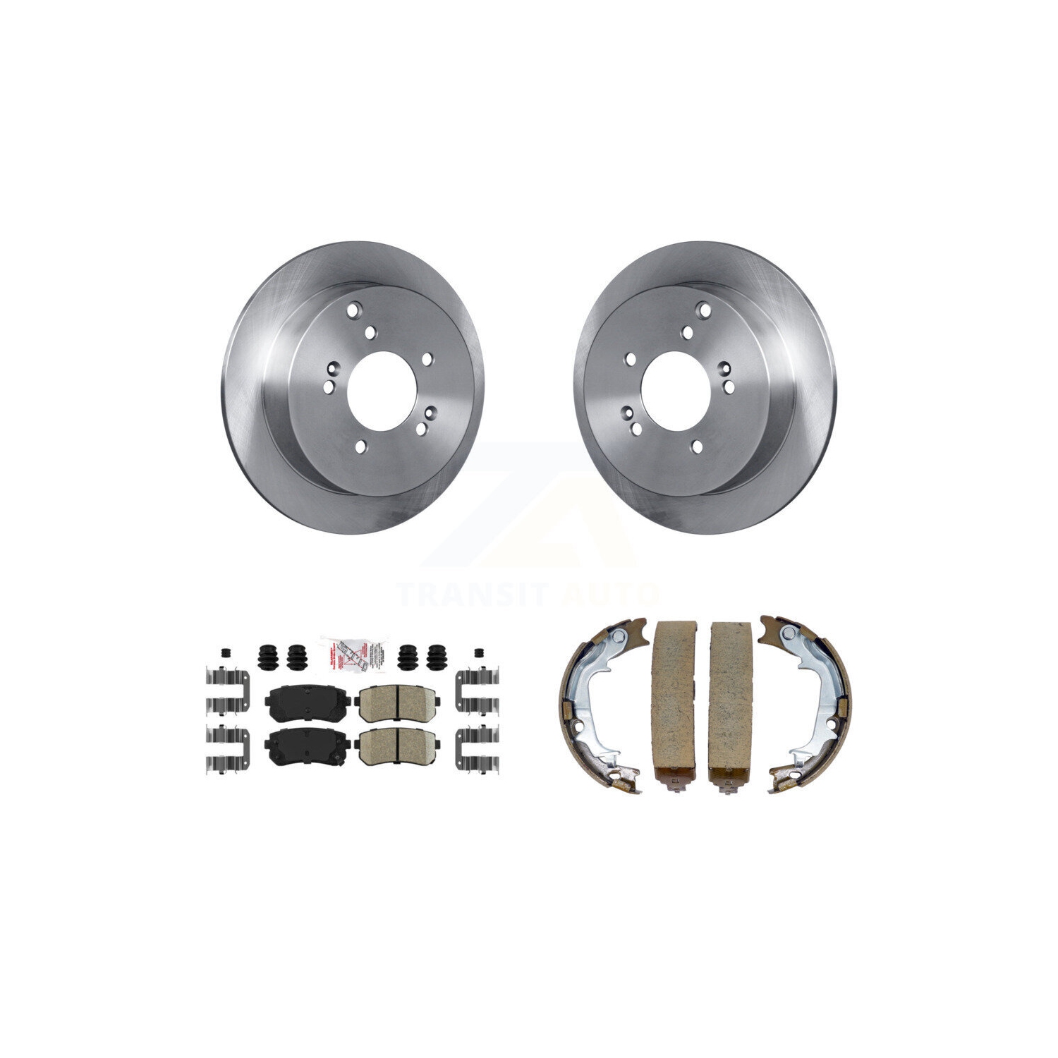 Rear Brake Rotors Dynamic Friction Company Brake Kit For 2016-2021 Hyundai Tucson; 2017-2022 Kia Sportage| Front And Rear 5000 Advanced Brake Pads And Rotors Kit|Hardware Included Brake Rotors Rear