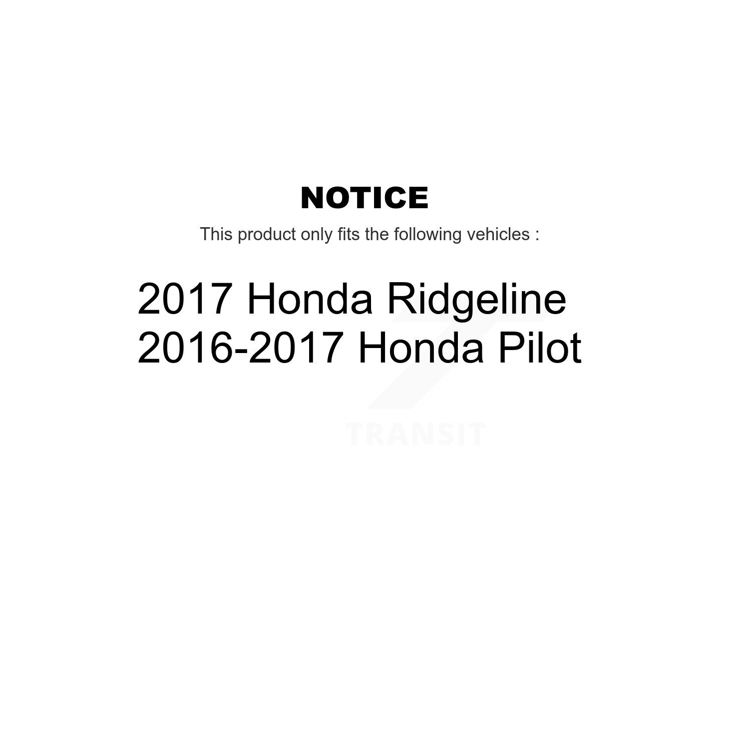 Disques arrière plaquettes semi-métalliques Kit de quincaillerie pour patins de stationnement pour Honda Pilot Ridgeline K8F-105060