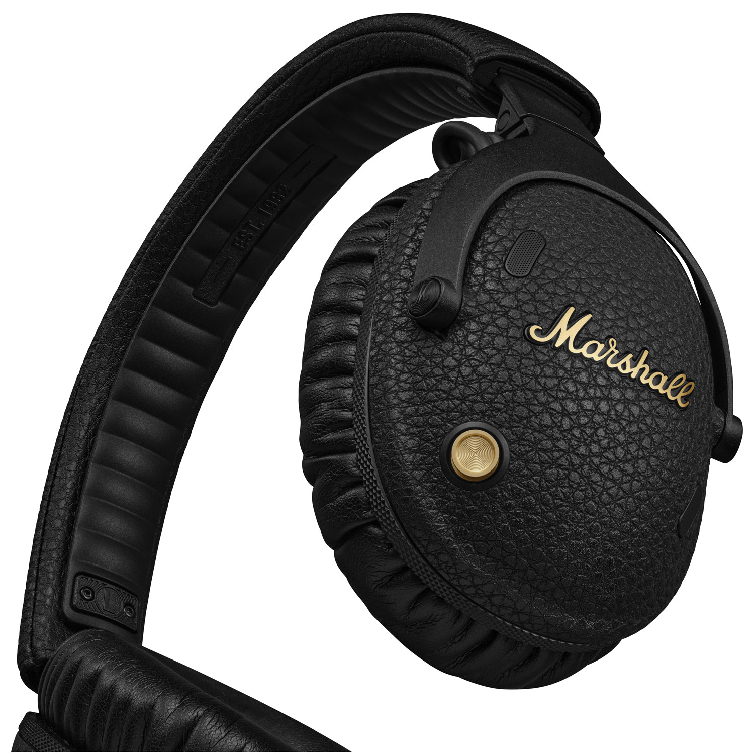 Marshall Monitor III Over-Ear Noise Cancelling Bluetooth Headphones - Black/Brass