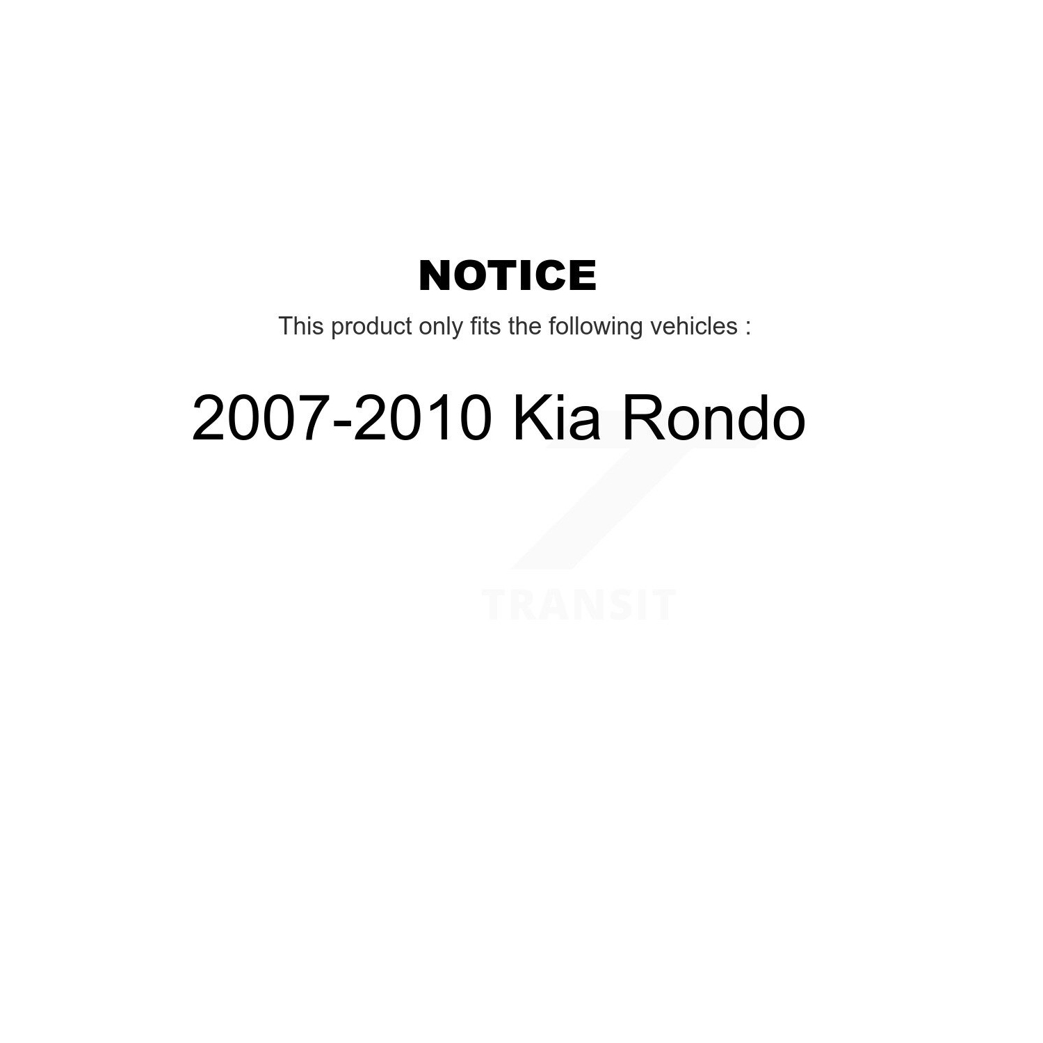 Jeu de plaquettes semi-métalliques et de patins de frein de stationnement arrière pour Kia Rondo K8S-104611 2007-2010