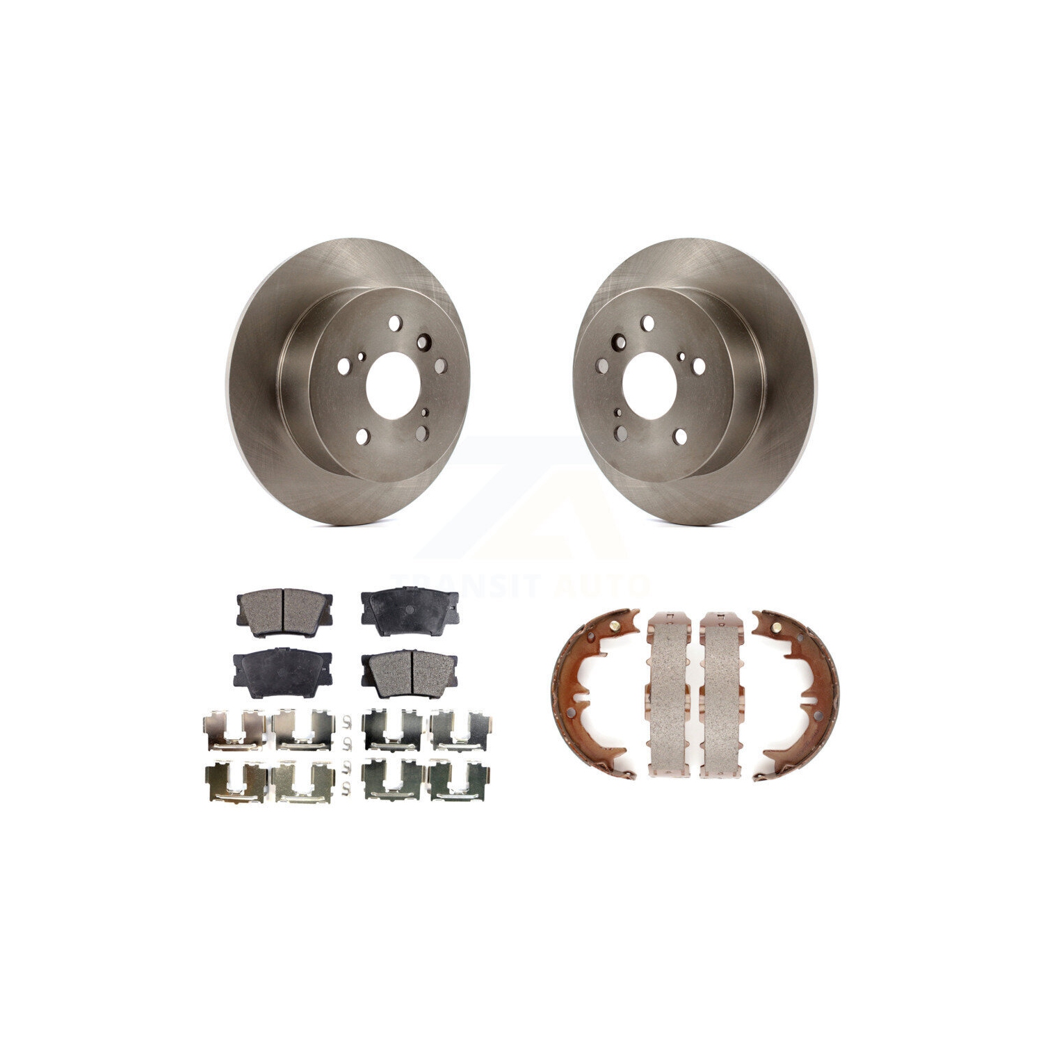 Rear Disc Rotors Semi-Metallic Pads Parking Shoes Kit For Toyota Camry Lexus ES350 Avalon K8F-104634 | Best Buy Canada