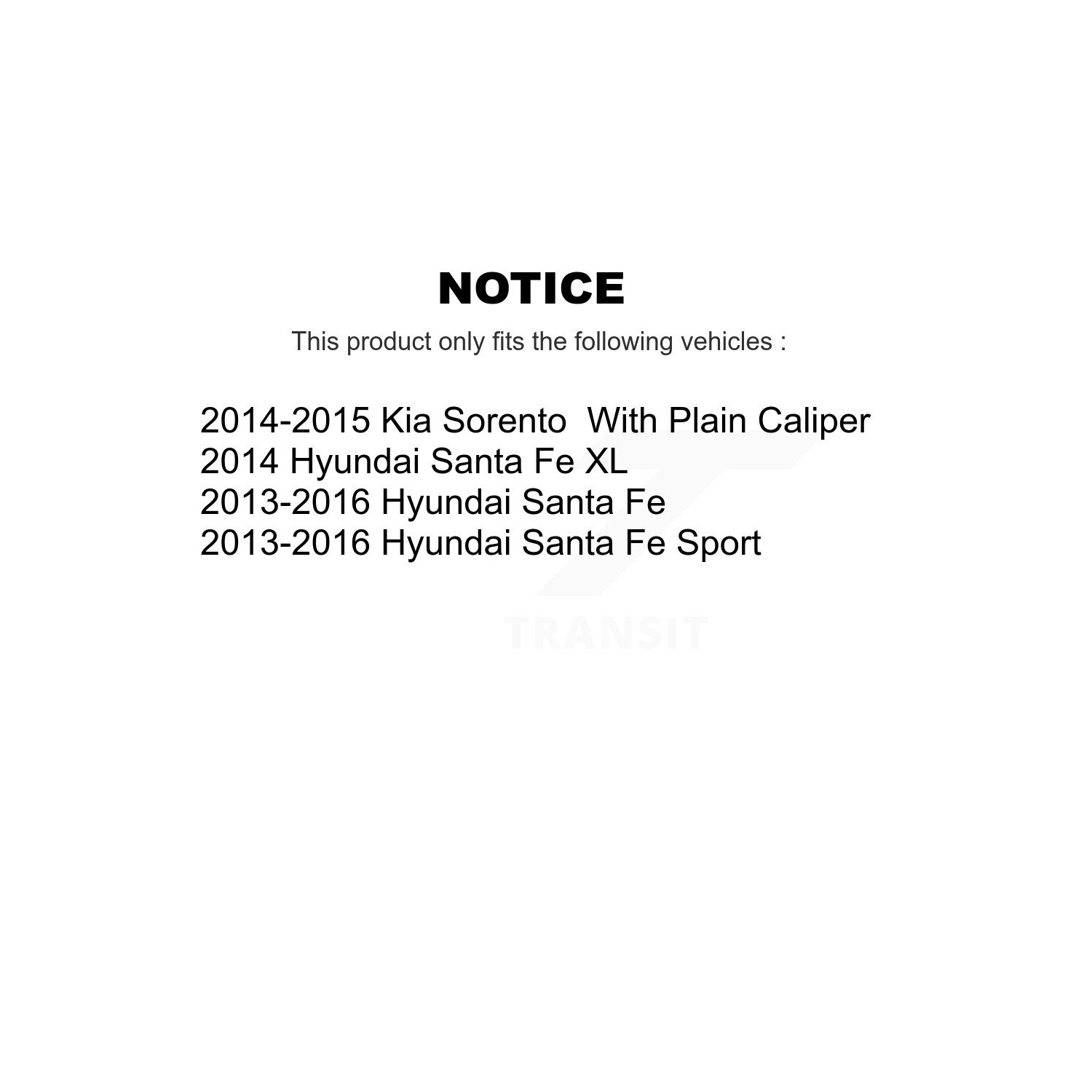 Rear Disc Coated Rotors Semi-Metallic Pads & Parking Shoes Kit For Hyundai Santa Fe Sport KGF-103673