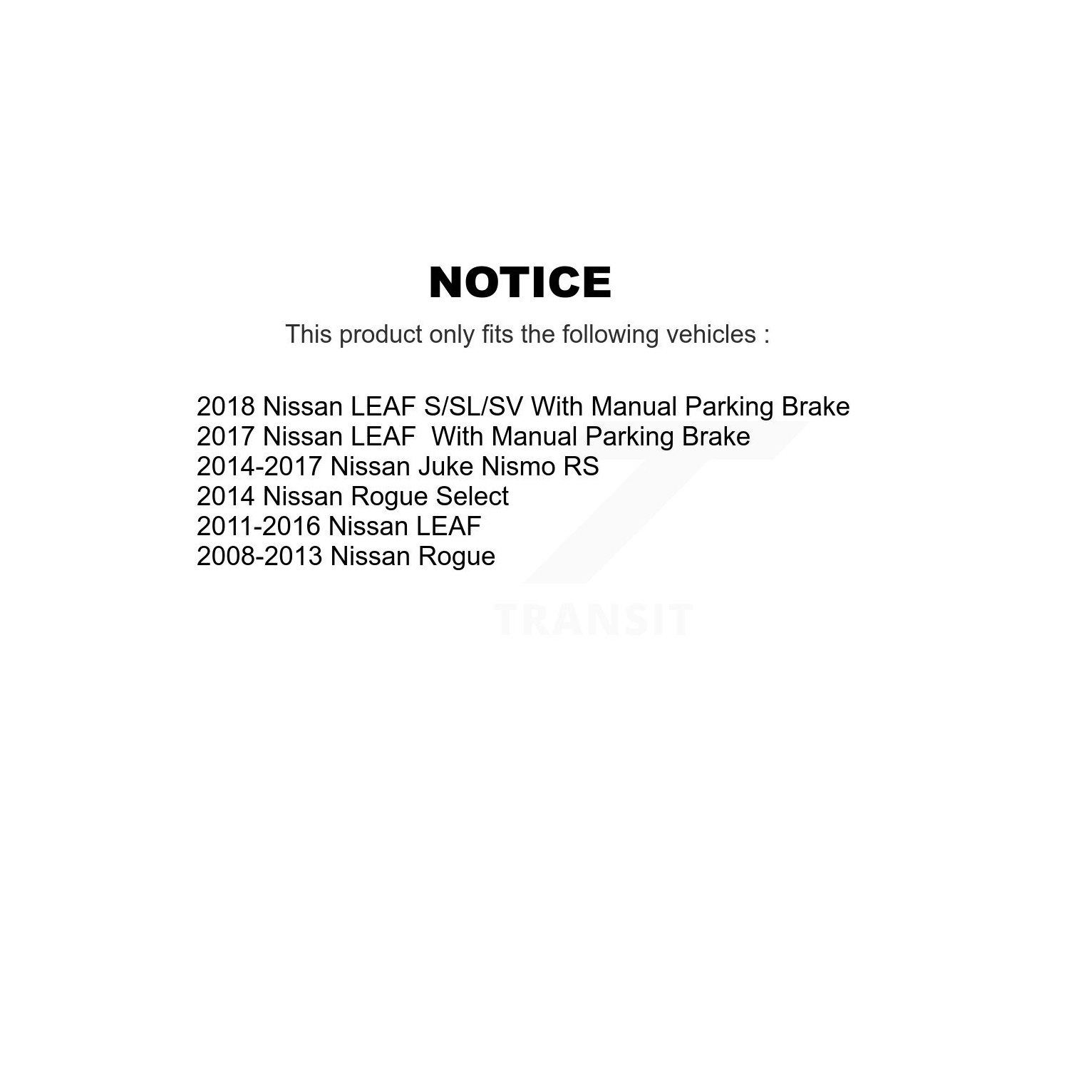 Rear Disc Coated Rotors Ceramic Pads Parking Shoes Kit For Nissan Rogue LEAF Juke Select KGT-103856