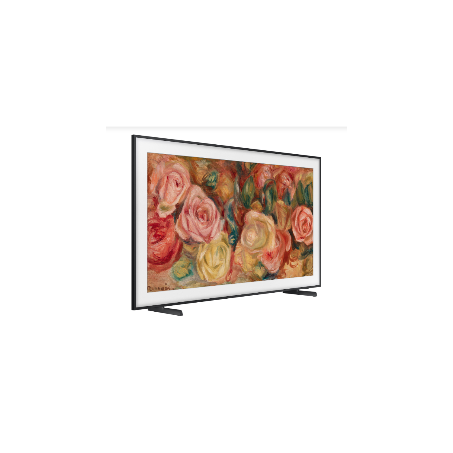 Remis à neuf - Téléviseur intelligent 4K The Frame QLED de 55 po de Samsung en mode Art QN55LS03DAFXZC de Samsung – 2024 (support mural inclus)