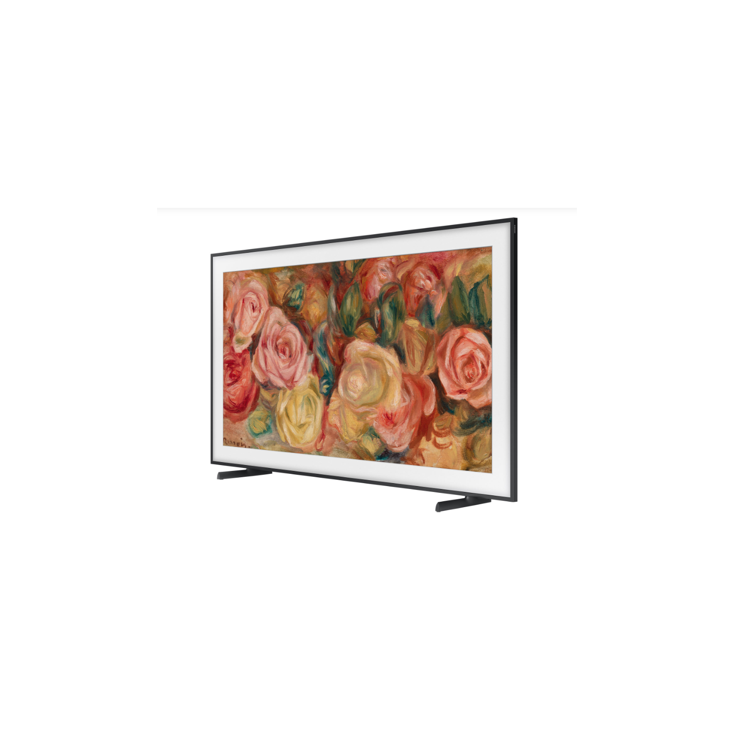Remis à neuf - Téléviseur intelligent 4K The Frame QLED de 55 po de Samsung en mode Art QN55LS03DAFXZC de Samsung – 2024 (support mural inclus)