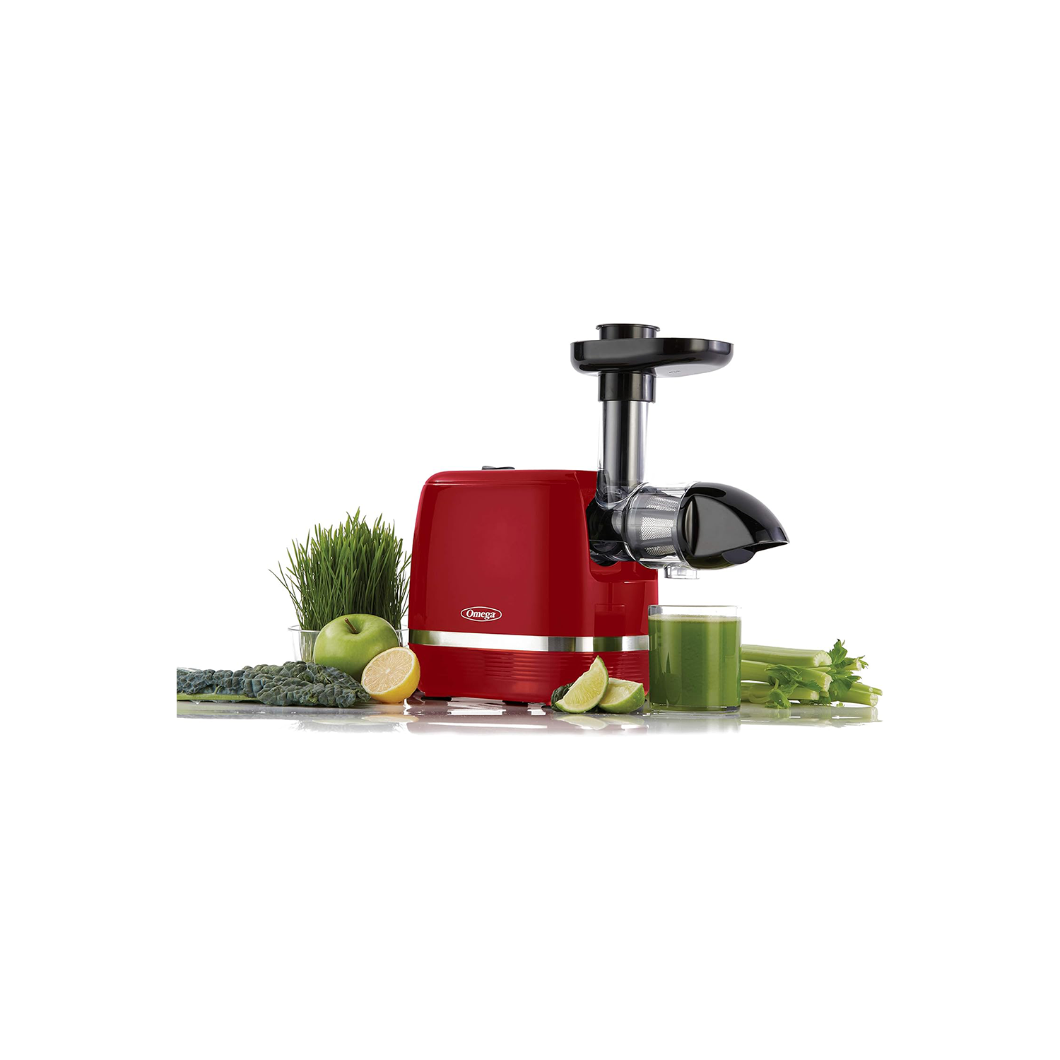 Extracteur de jus à extraction lente H3000RED d'Omega - Presse à froid 365