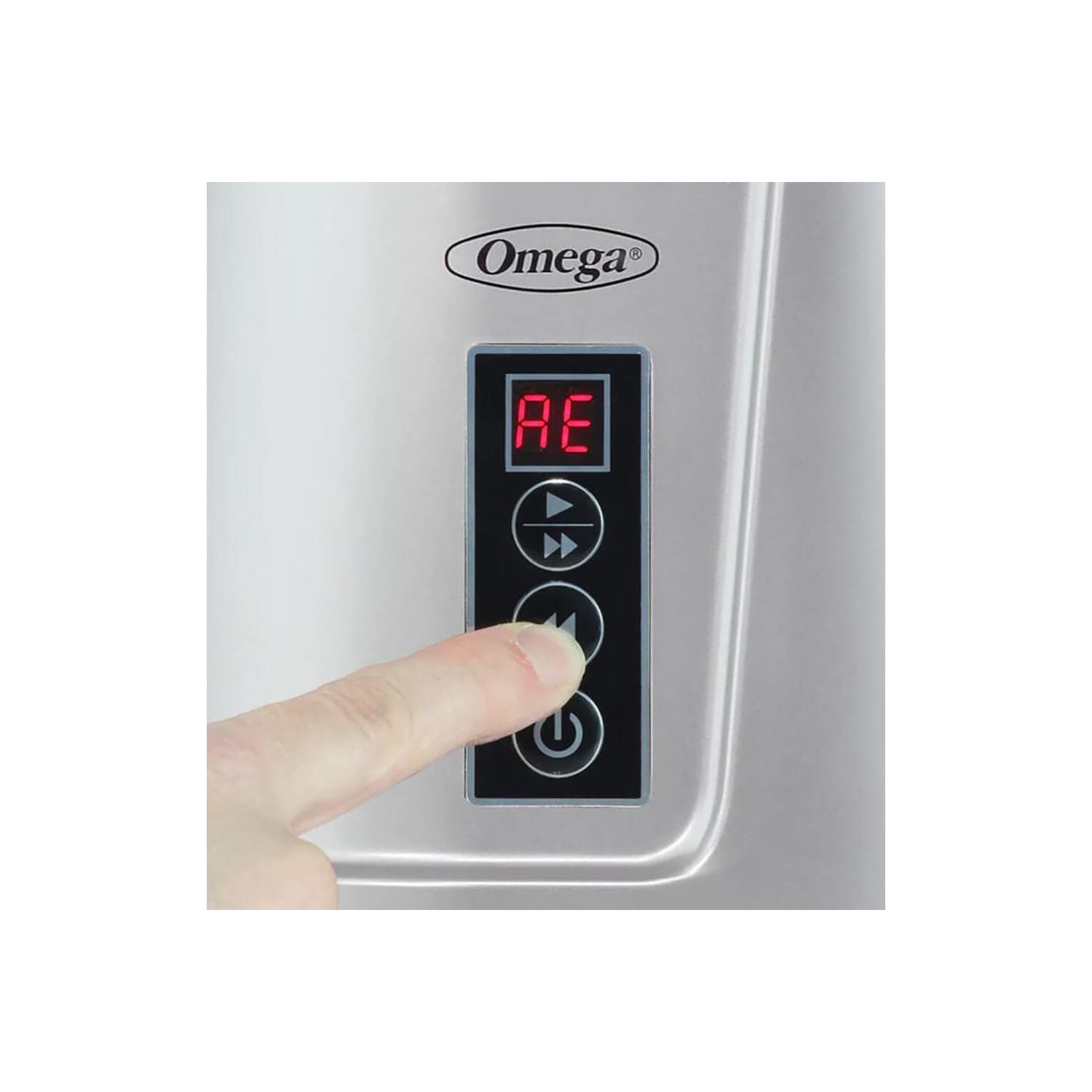 (Refurbished Good) Omega JC3000SV13 Vertical Masticating Juicer - Silver