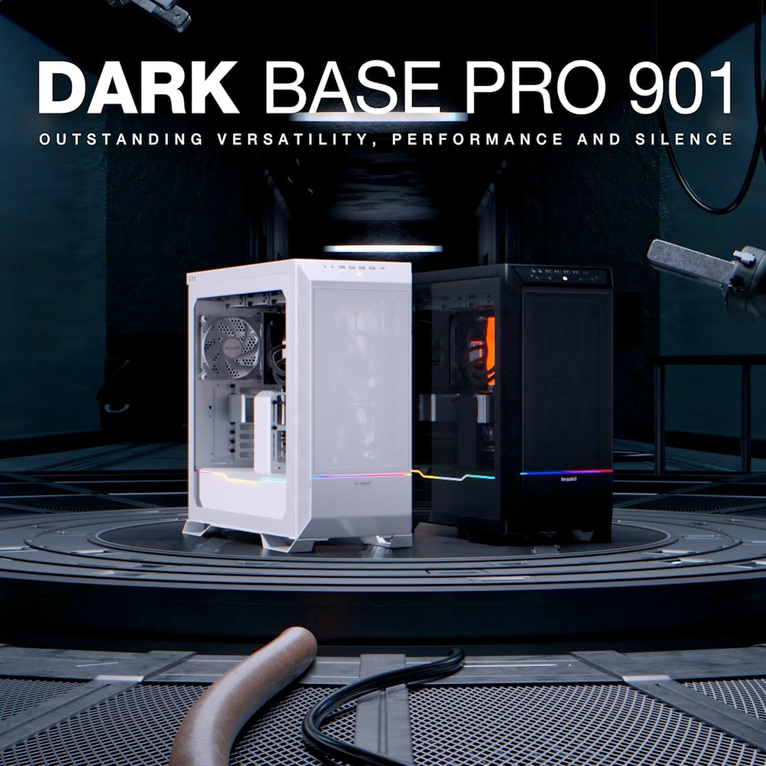be quiet! Dark Base Pro 901 | ATX Mid Tower Case | White | BGW51