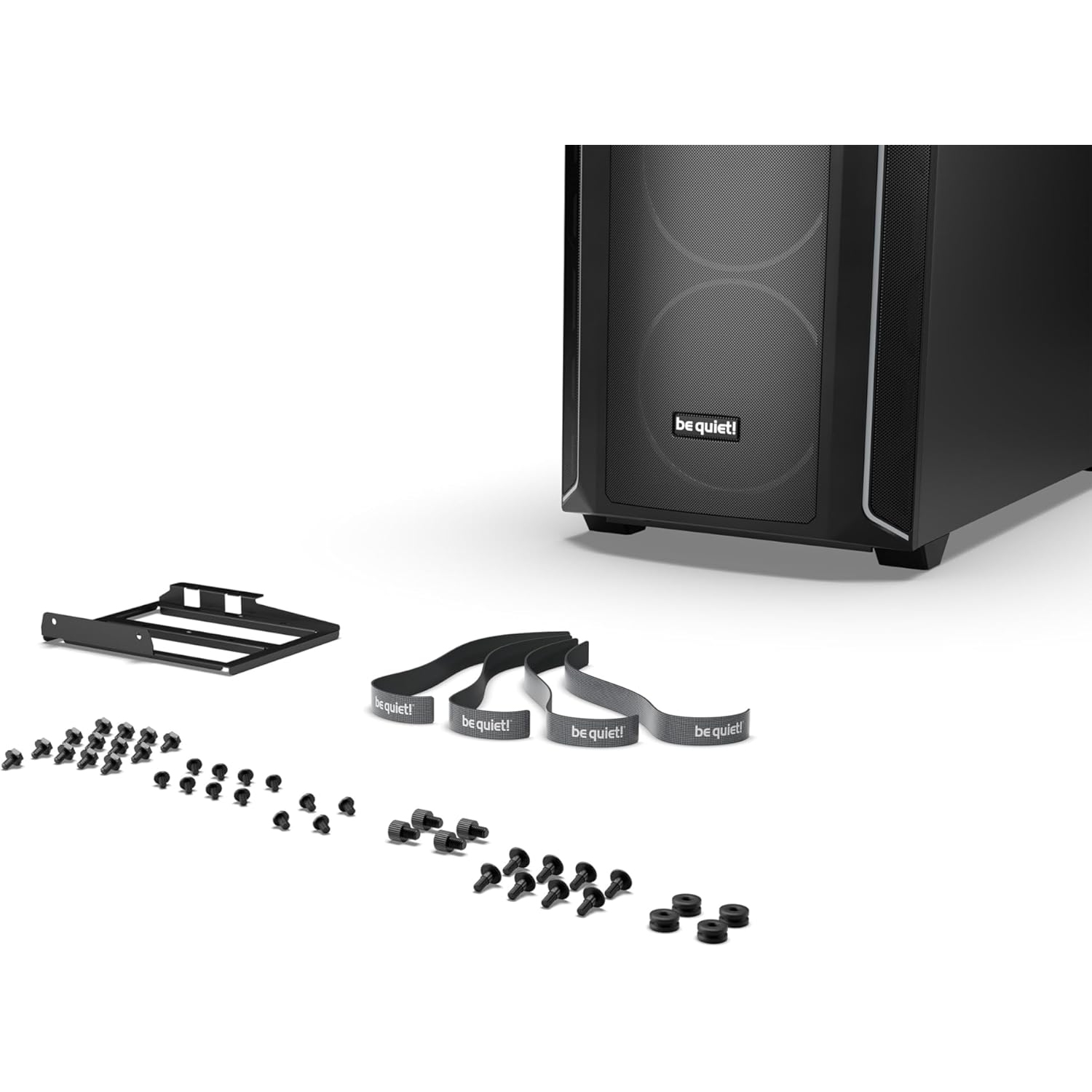 be quiet! Shadow Base 800 FX - ARGB - 4 Light Wings 140mm PWM Fans - Mid-Tower PC Gaming Case - 420mm radiators or E-ATX motherboards Support - Black