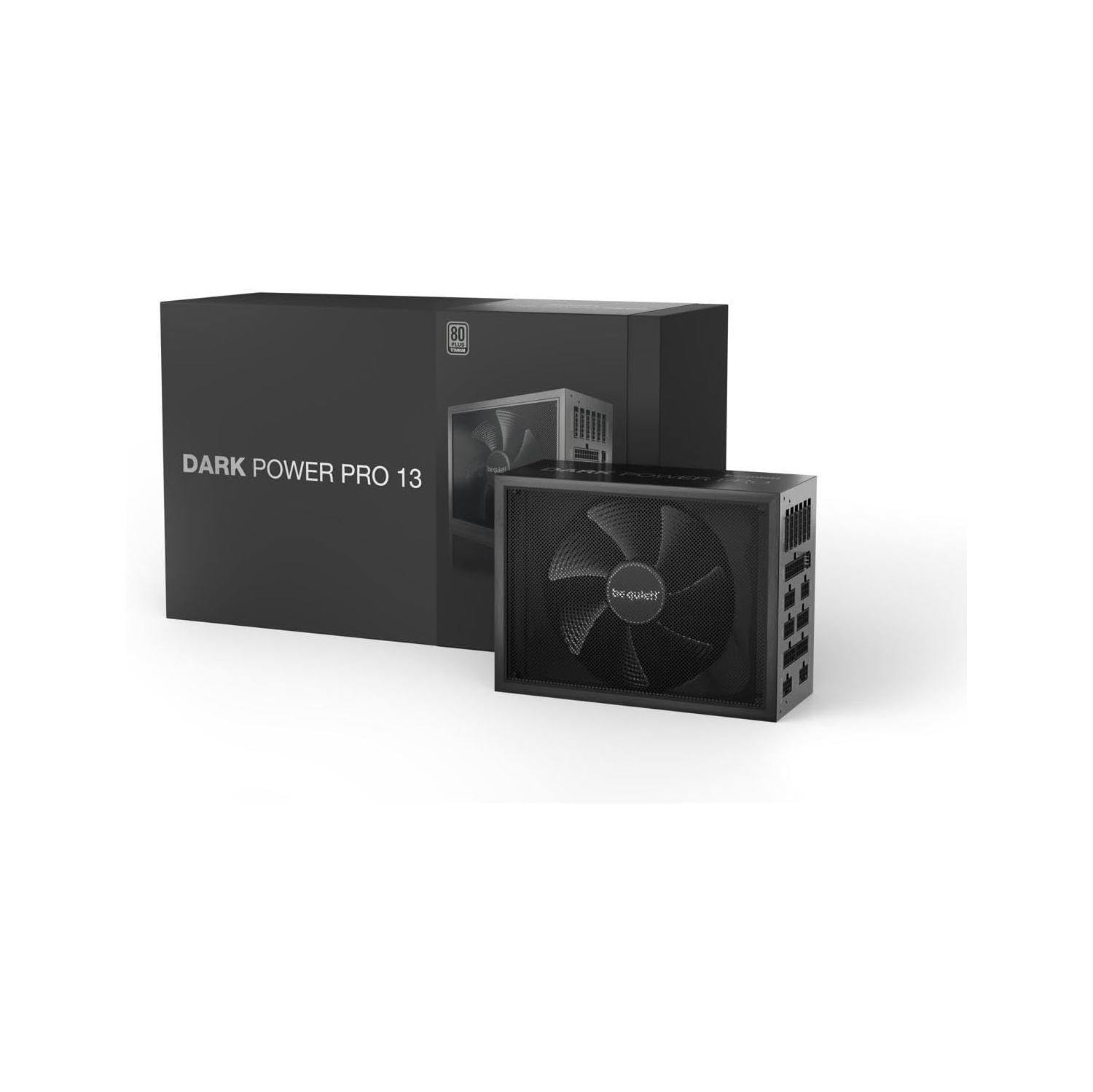 taisez-vous! Dark Power Pro 13 1300&nbsp;W, ATX 3,0, 80 Plus Titanium, pour cartes graphiques PCIe 5,0 et PCIe 6+2, 2 câble 12VHPWR inclus, câbles