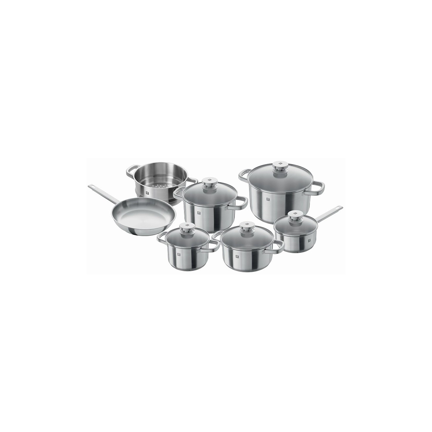 Zwilling 64040-001 Joy 12-Piece 18/10 Stainless Steel Cookware Set