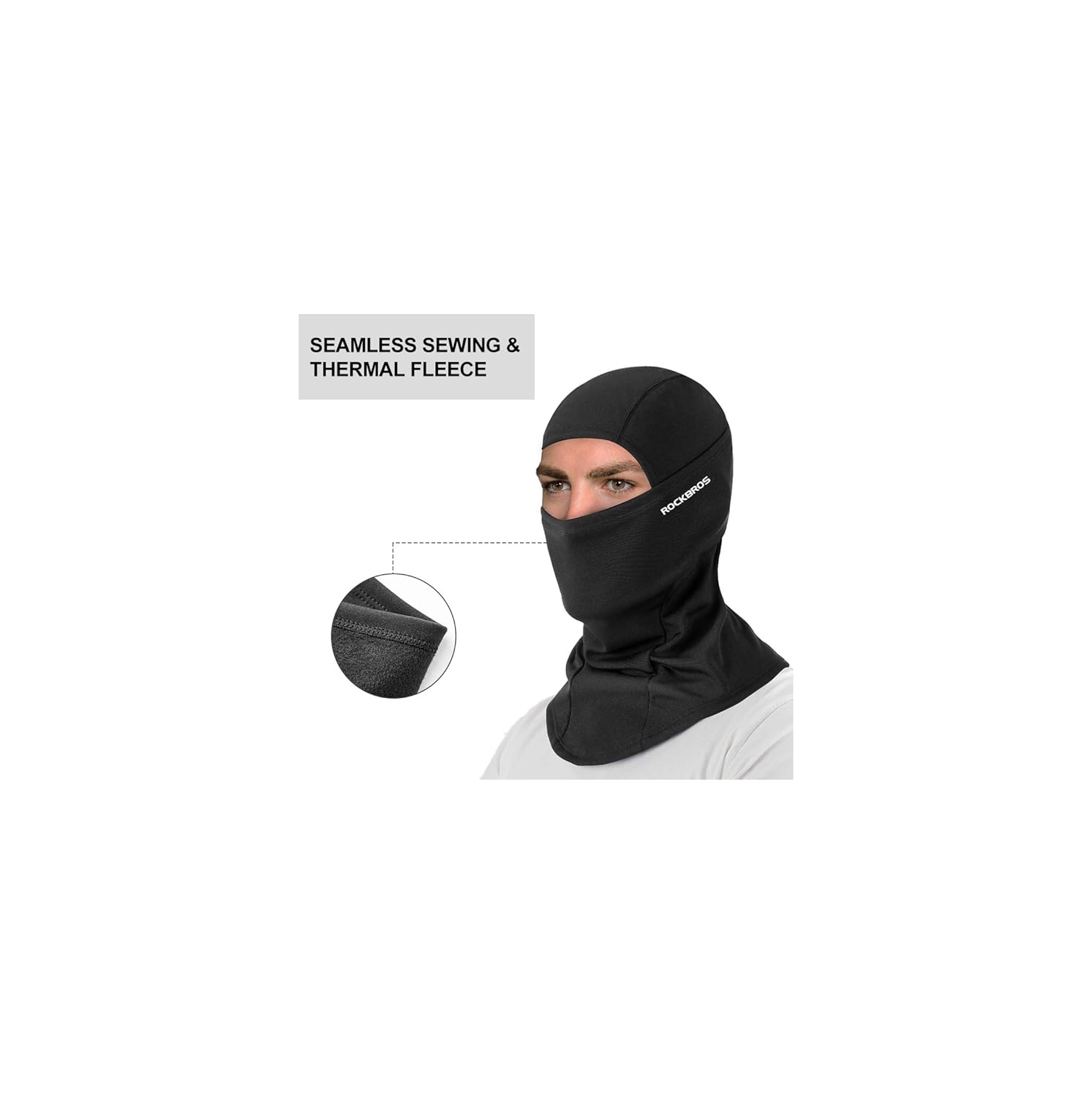 Masque de ski à l'épreuve du vent Balaclava Masque de balaclava pour homme Masque thermique d'hiver pour casque de ski