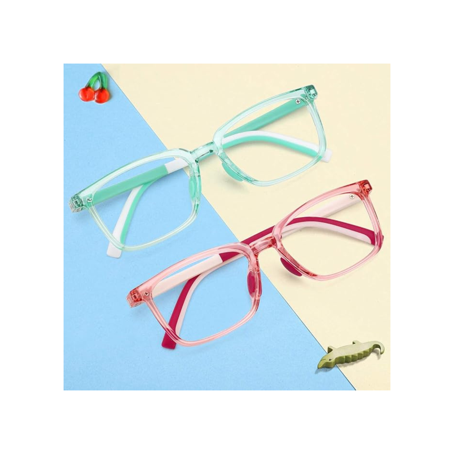 Kids Blue Light Blocking Glasses for Boys Girls Computer Gaming Glasses