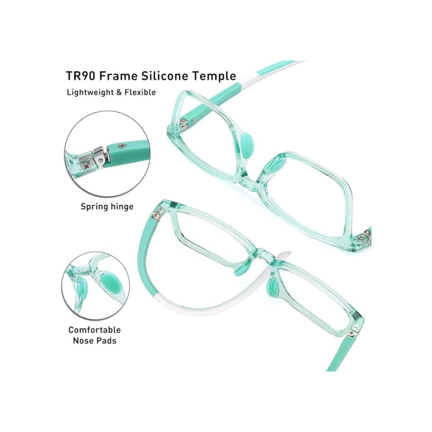 Kids Blue Light Blocking Glasses for Boys Girls Computer Gaming Glasses