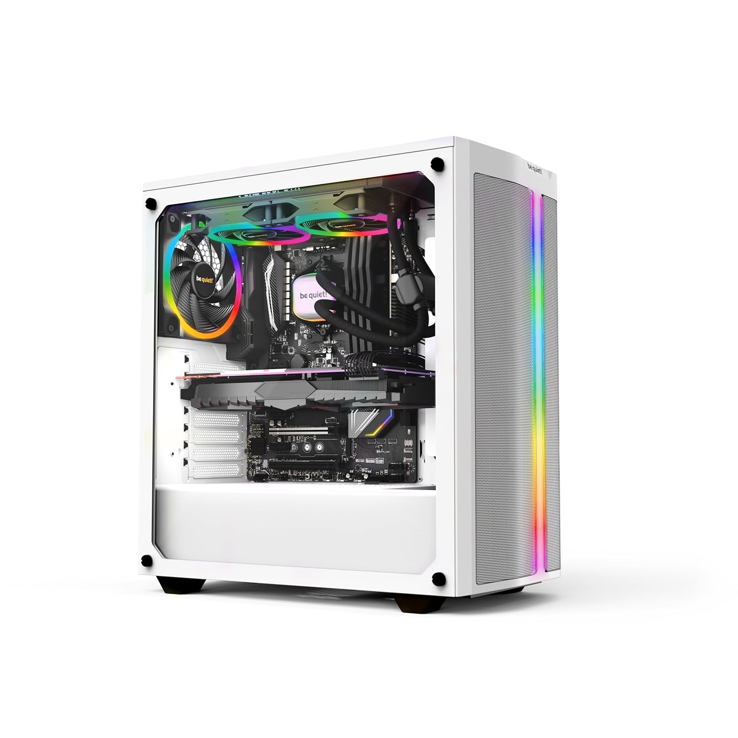 taisez-vous! 240 mm Pure Loop 2 FX, refroidisseur liquide pour processeur Core i3/i5 d'Intel ou Ryzen 3/5 d'AMD, éclairage ARGB LED, ventilateur