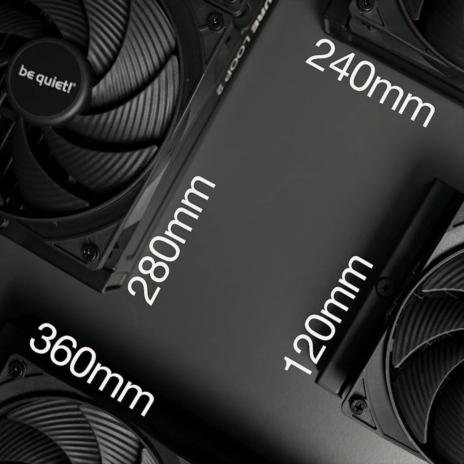 be quiet! Pure Loop 2 360 mm All-in-One Water Cooling for Overclocked AMD/Intel Systems, 3x Pure Wings 3 PWM High-Speed Fans, Double Decoupled PWM