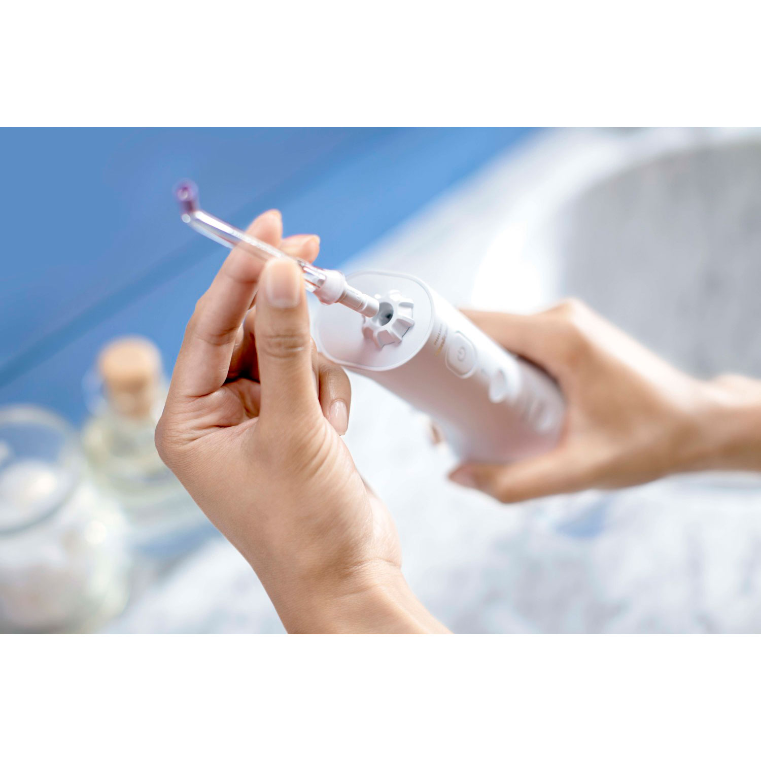 Philips SoniCare 3000 Power Cordless Electric Flosser - White