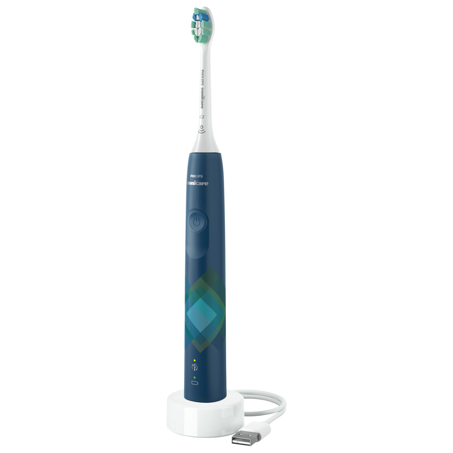 Brosse à dents électrique Sonicare 4100 de Philips - Bleu marine prismatique