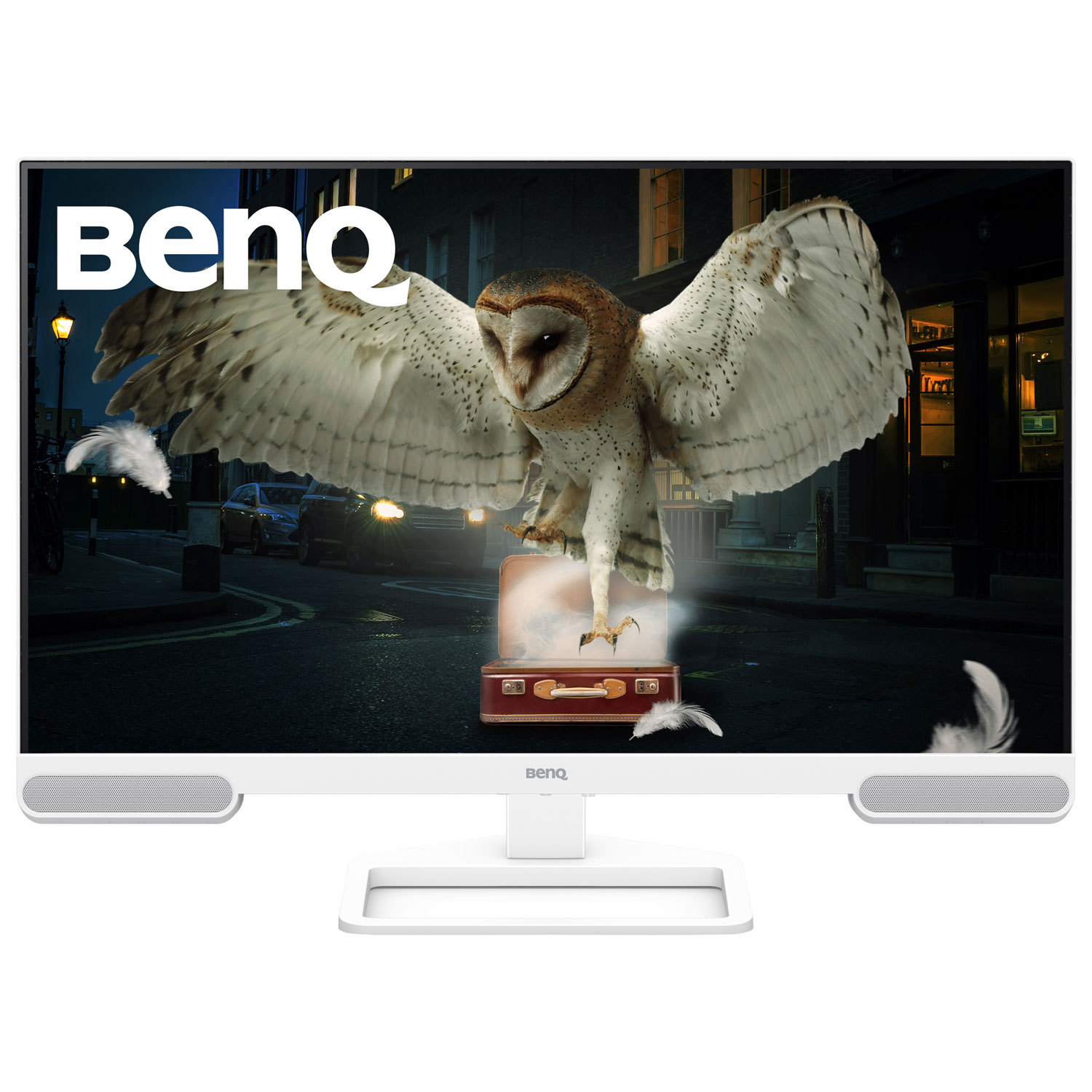 Moniteur de jeu DEL IPS Ultra HD 4K 60 Hz de 27 po de BenQ avec temps de réponse gris à gris de 5 ms - Blanc