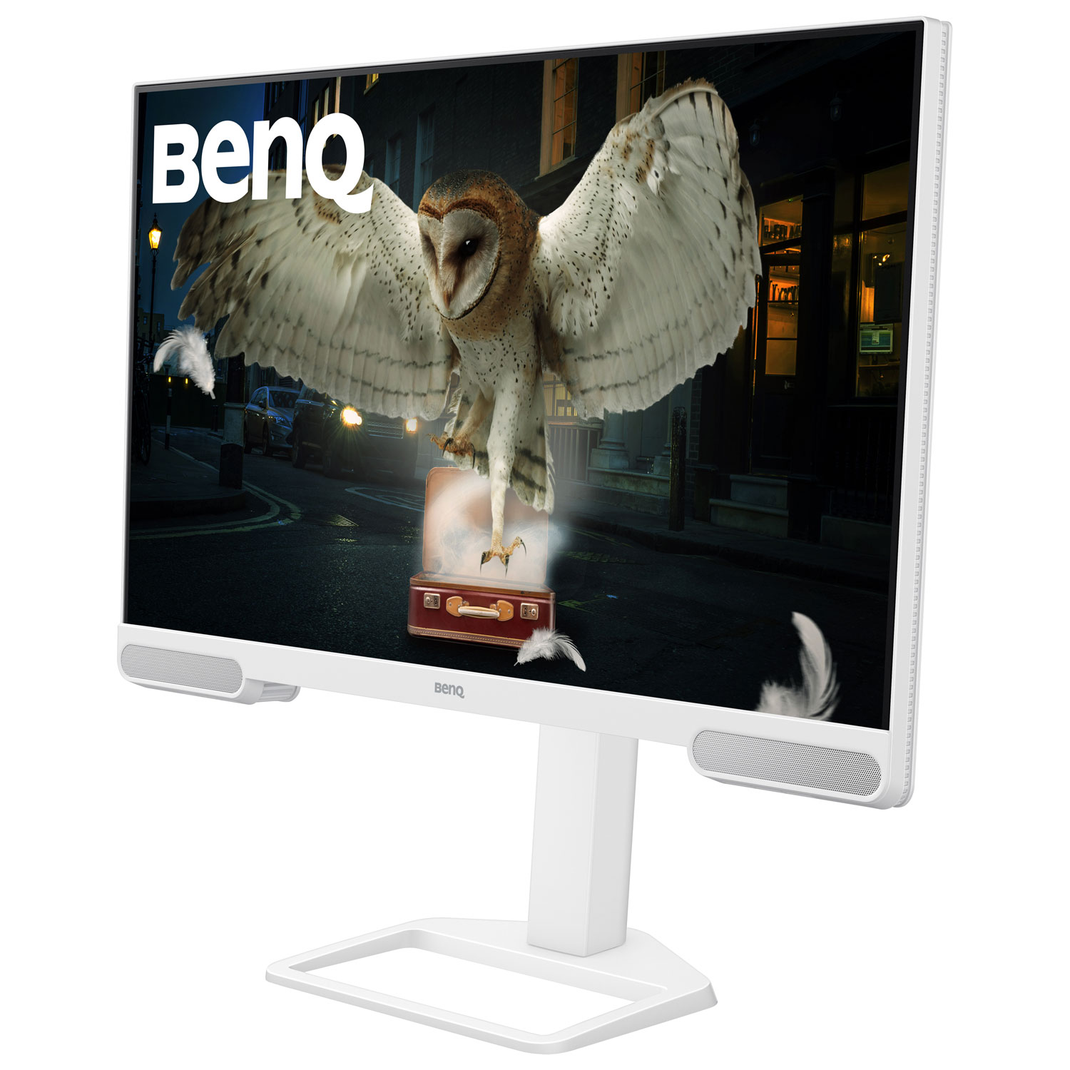 Moniteur de jeu DEL IPS Ultra HD 4K 60 Hz de 27 po de BenQ avec temps de réponse gris à gris de 5 ms - Blanc