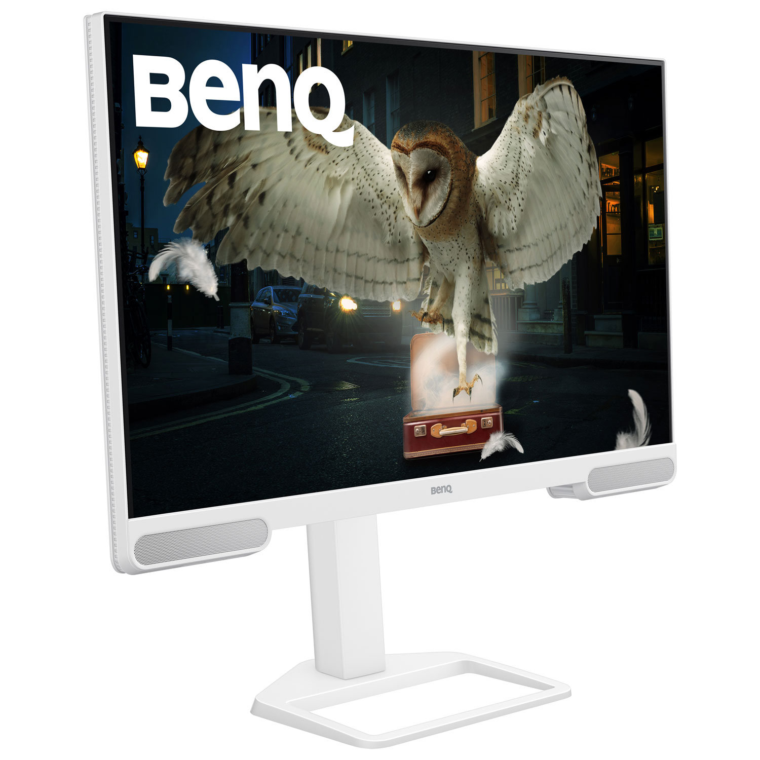 Moniteur de jeu DEL IPS Ultra HD 4K 60 Hz de 27 po de BenQ avec temps de réponse gris à gris de 5 ms - Blanc