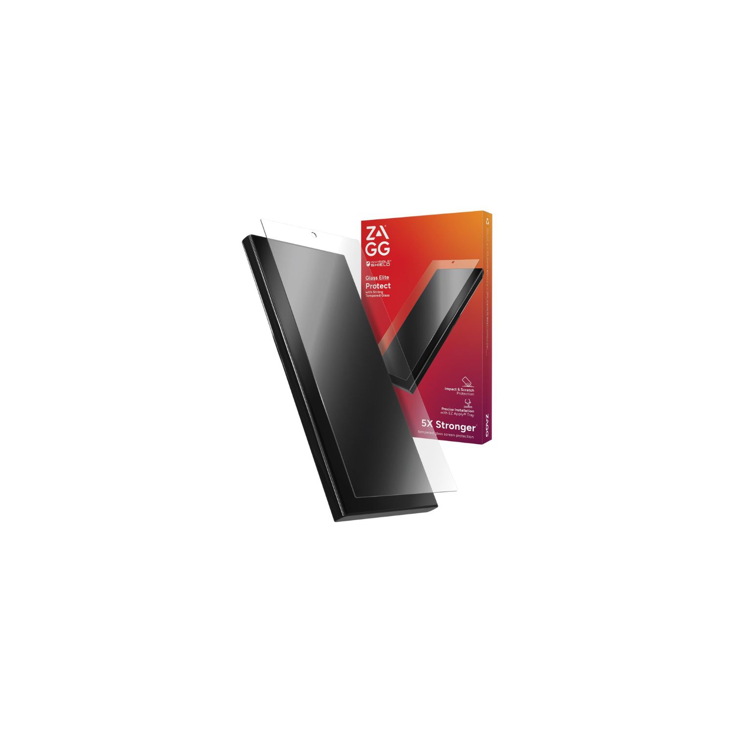 Protecteur d'écran biométrique en verre InvisibleShield Elite de ZAGG pour Galaxy S24 Ultra de Samsung