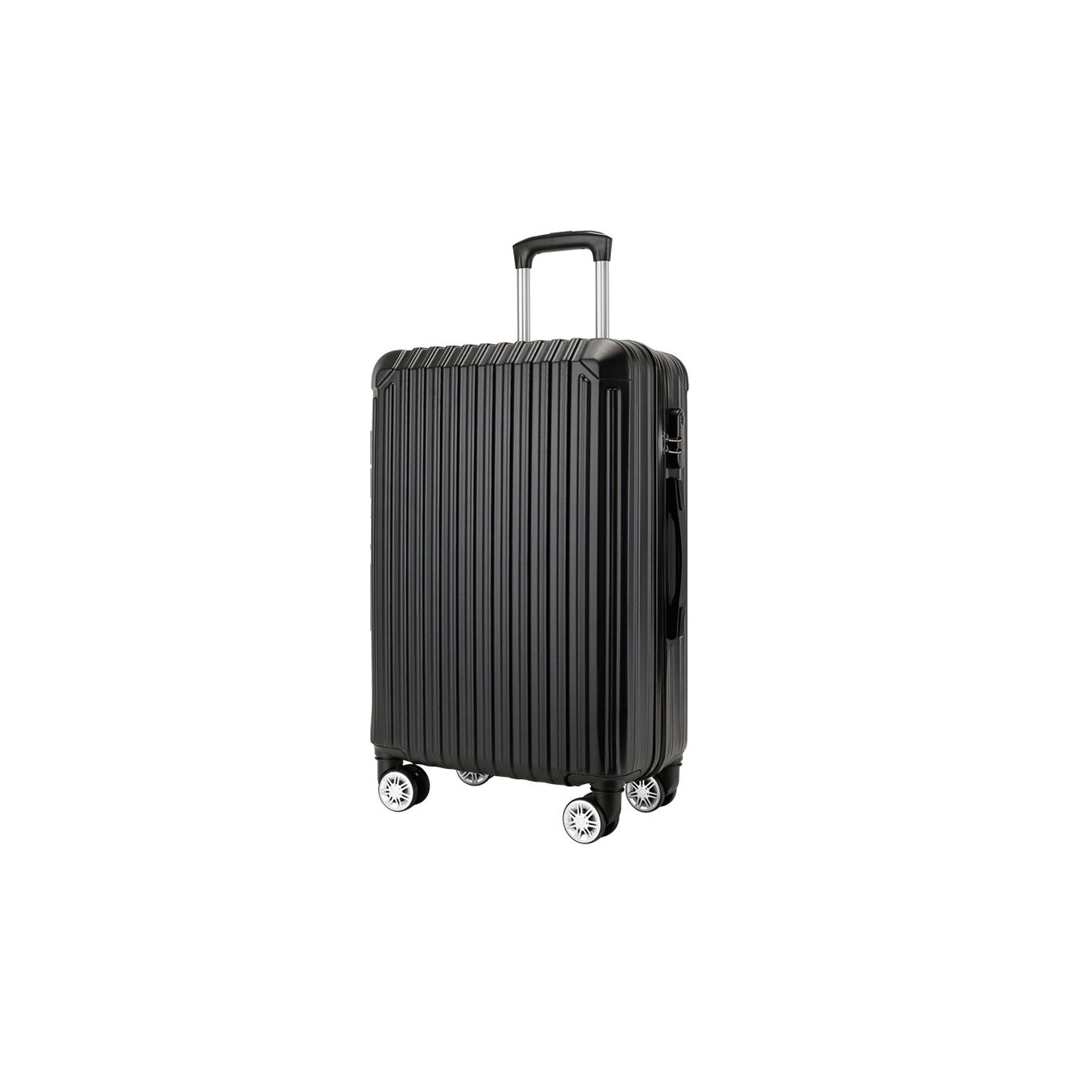 Valise rigide à 360 roulettes pivotantes d'AxGear – Valise de voyage avec verrou de mot de passe de 28&nbsp;po