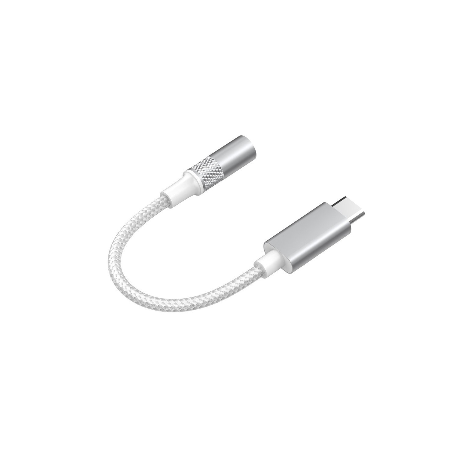 Câble auxiliaire USB-C à 3,5&nbsp;mm d'AxGear pour adaptateur audio mâle à femelle pour l'auto
