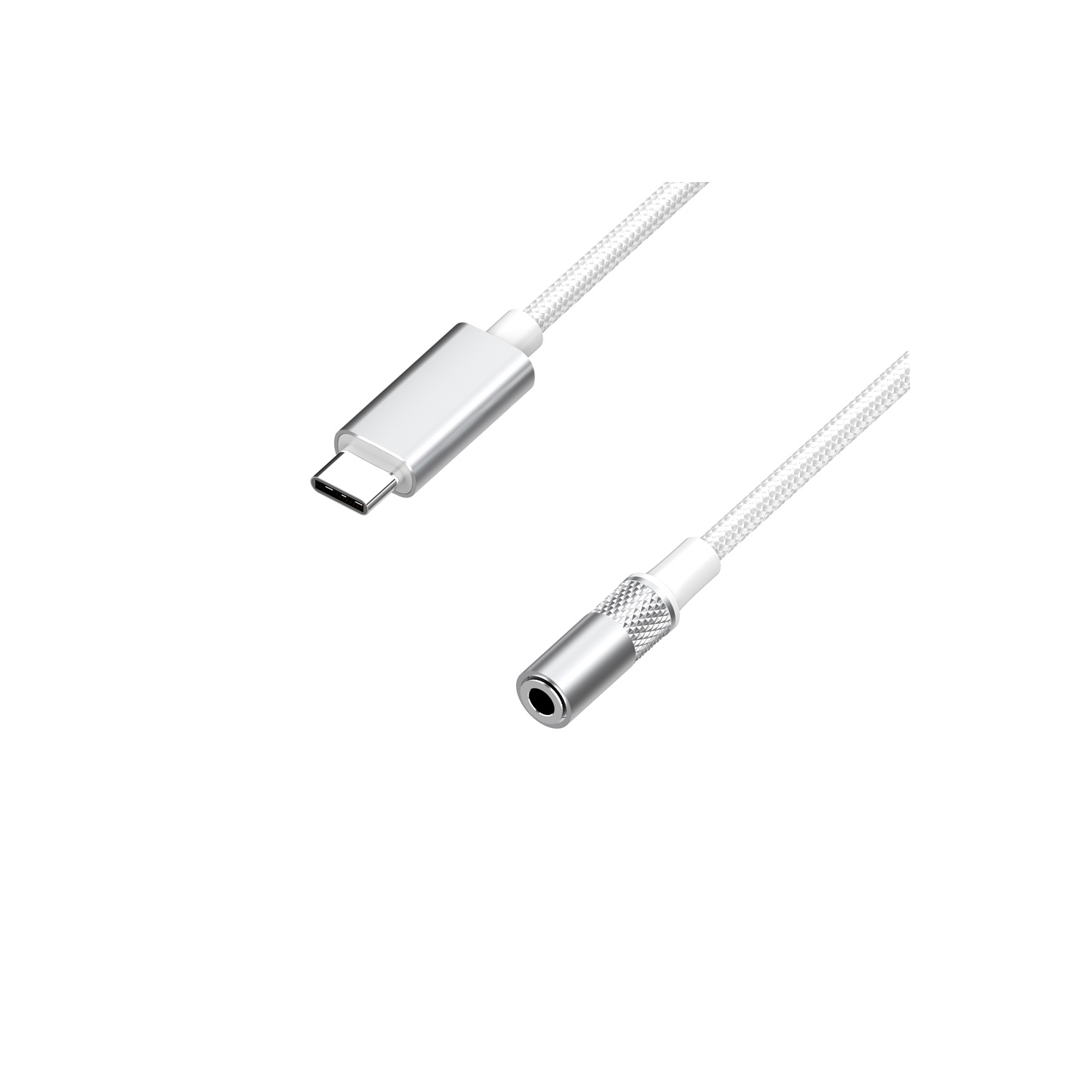 Câble auxiliaire USB-C à 3,5&nbsp;mm d'AxGear pour adaptateur audio mâle à femelle pour l'auto