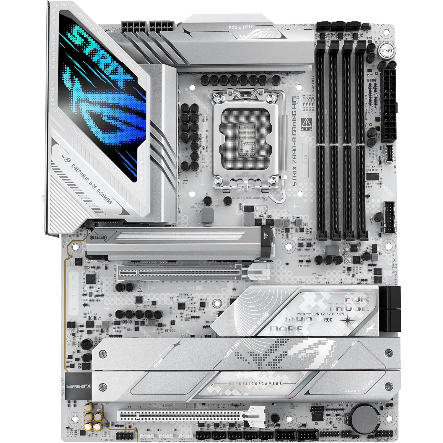 ASUS ROG Strix Z890-A Gaming WiFi ATX Motherboard – Intel Z890, DDR5, WiFi 7