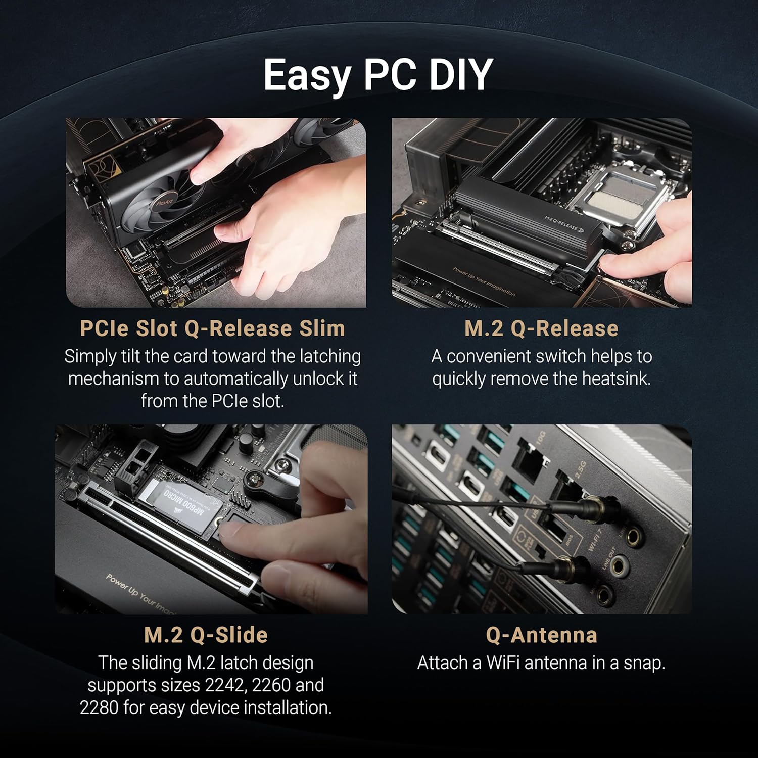 ASUS ProArt Z890-Creator Wi-Fi ATX Motherboard – Intel Z890, DDR5, Wi-Fi 6E