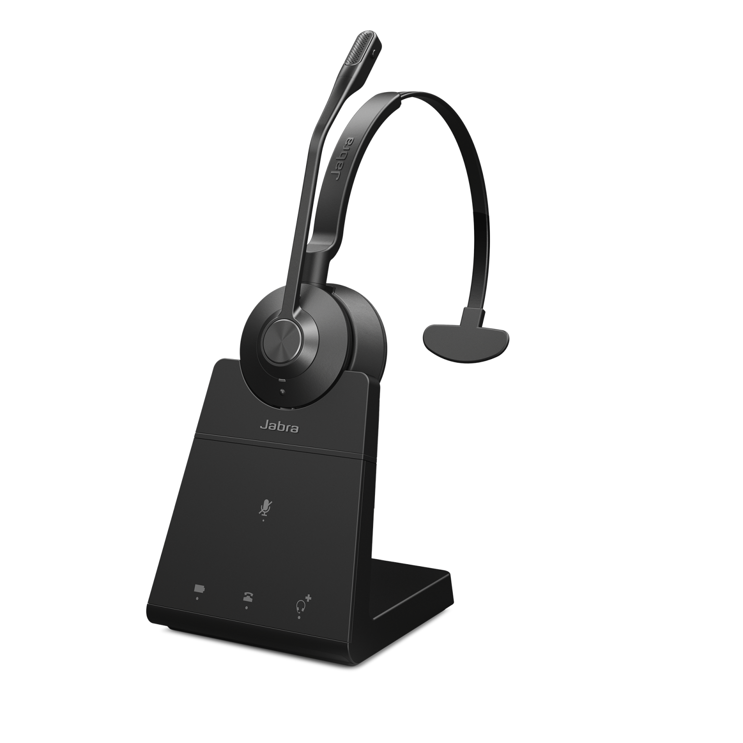 Casque d'écoute mono sans fil à suppression du bruit Engage 45 SE de Jabra avec micro - Noir