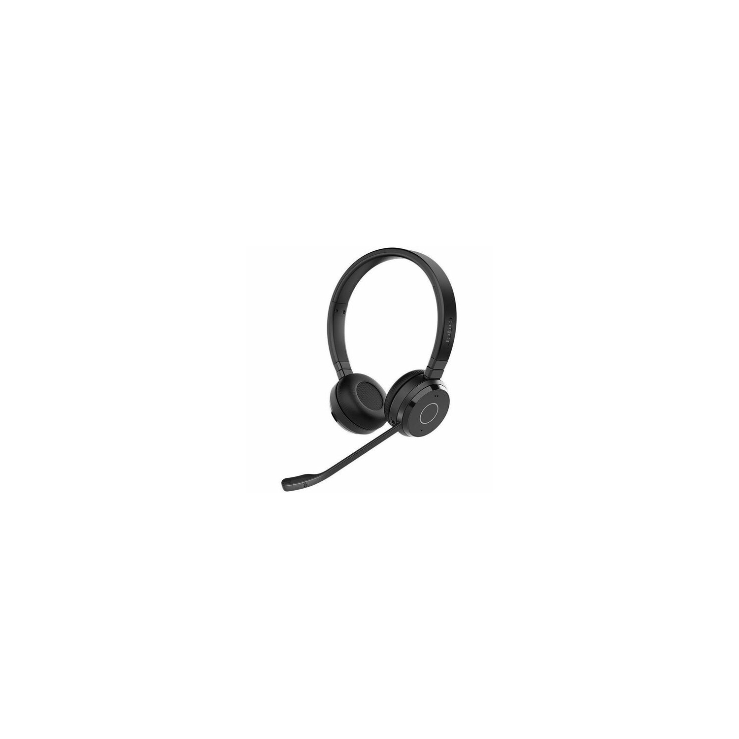 Casque d'écoute sans fil Bluetooth stéréo Evolve 65 TE de Jabra avec microphone intégré - Noir -