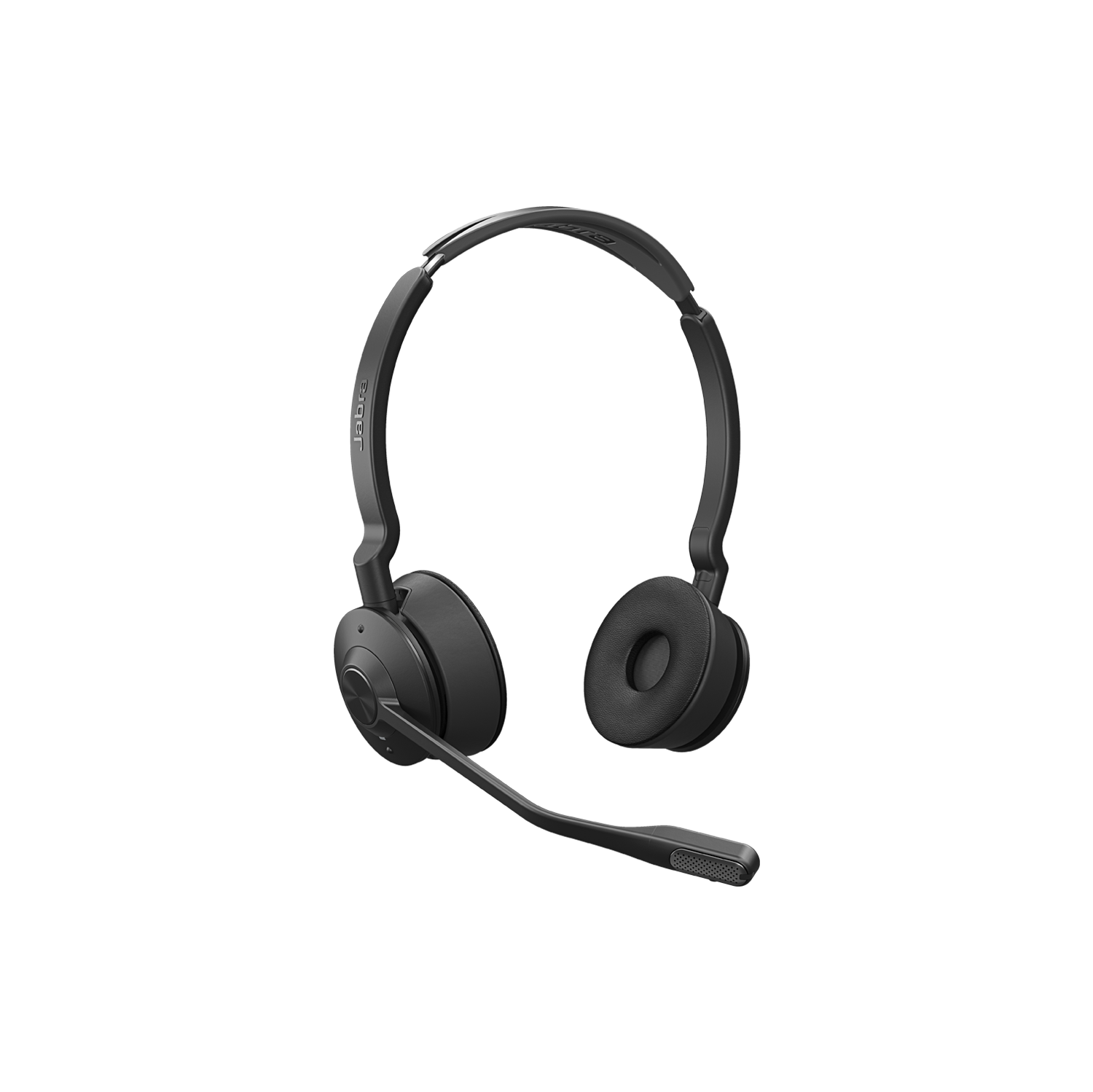 Casque d'écoute stéréo sans fil à suppression du bruit avec micro Engage 75 SE de Jabra - Noir