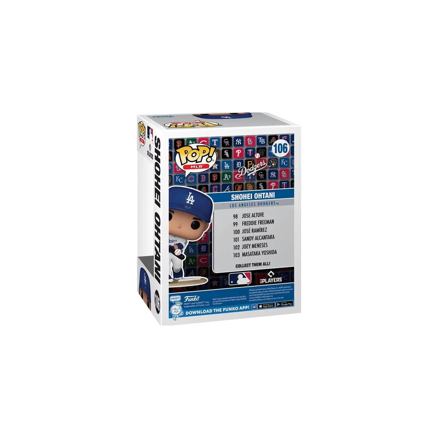 Pop Sports MLB Baseball 3.75 Inch Action Figure - Shohei Ohtani