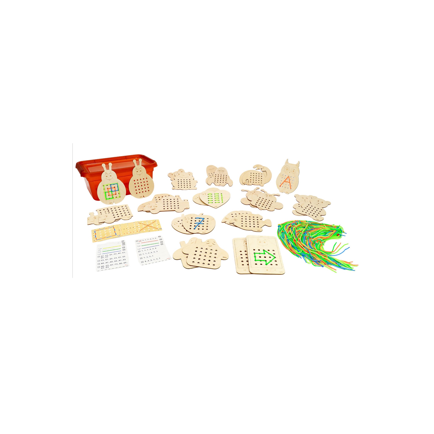 TIXI Class Set Activity Cards & Work Station Board for Whole Class Exercises and Activities Educational Classroom Mathematical Games Teaching School